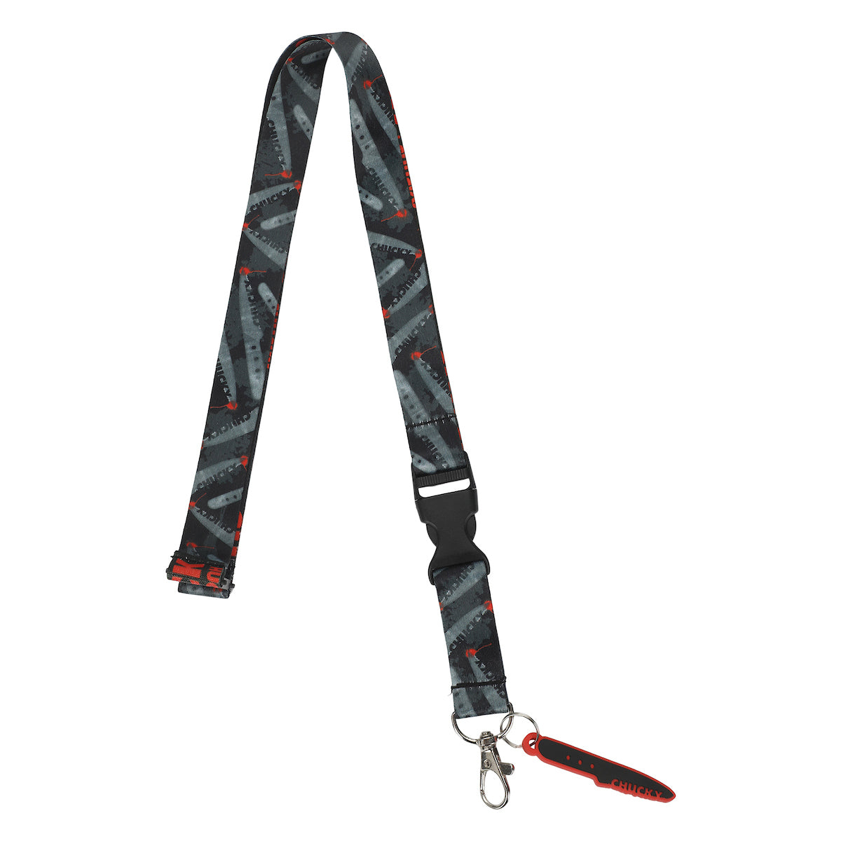 Chucky Wanna Play? 22-Inch Lanyard With Rubber Charm and Clear ID Sleeve