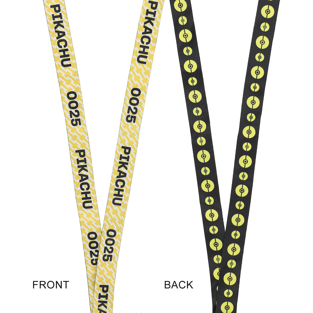 Pokemon Pikachu Yellow Kanto Region First Partner Lanyard