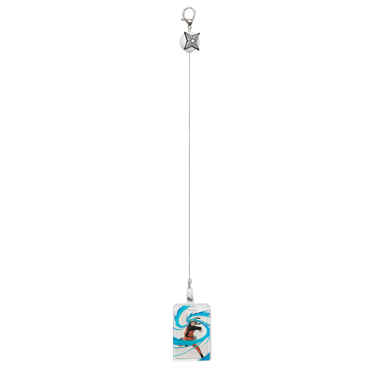 Naruto Figural Rubber Naruto Head Reel Holder Lanyard