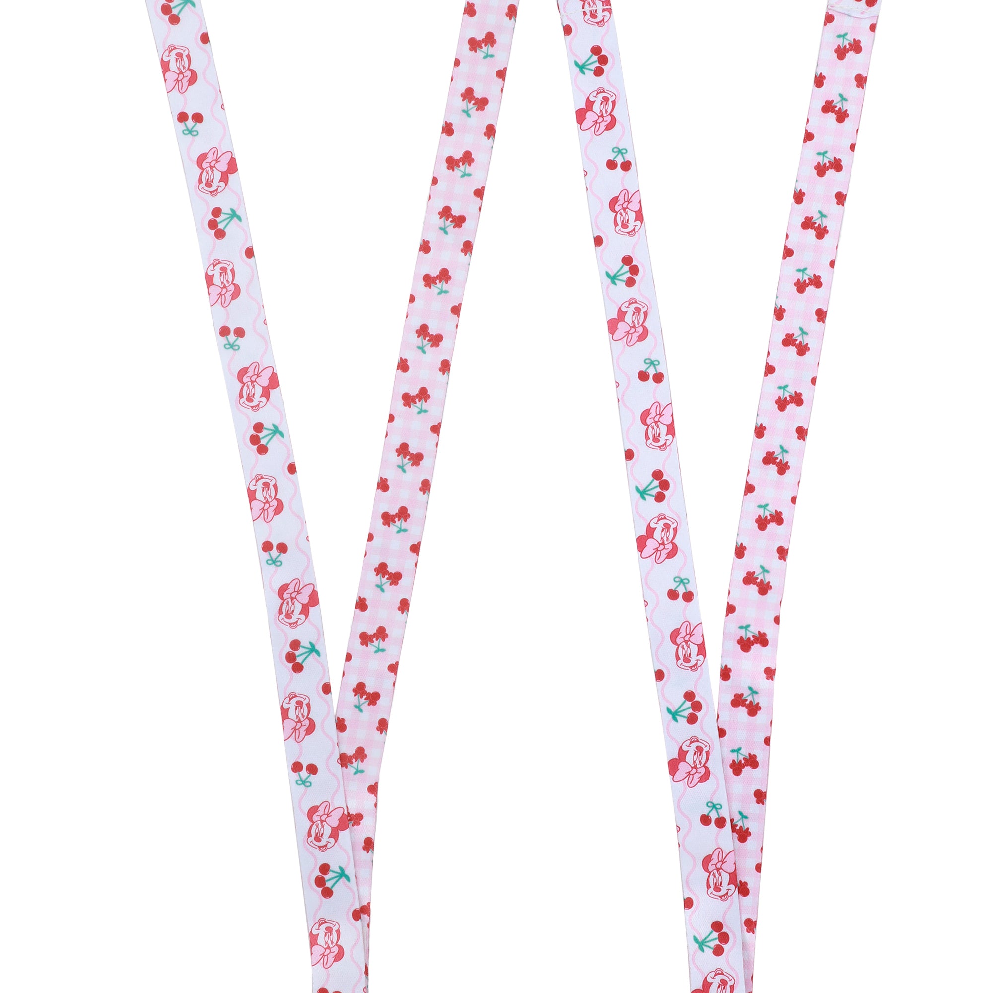 Minnie Mouse Classic 22-inch Lanyard with Clear ID Sleeve and Rubber Charm