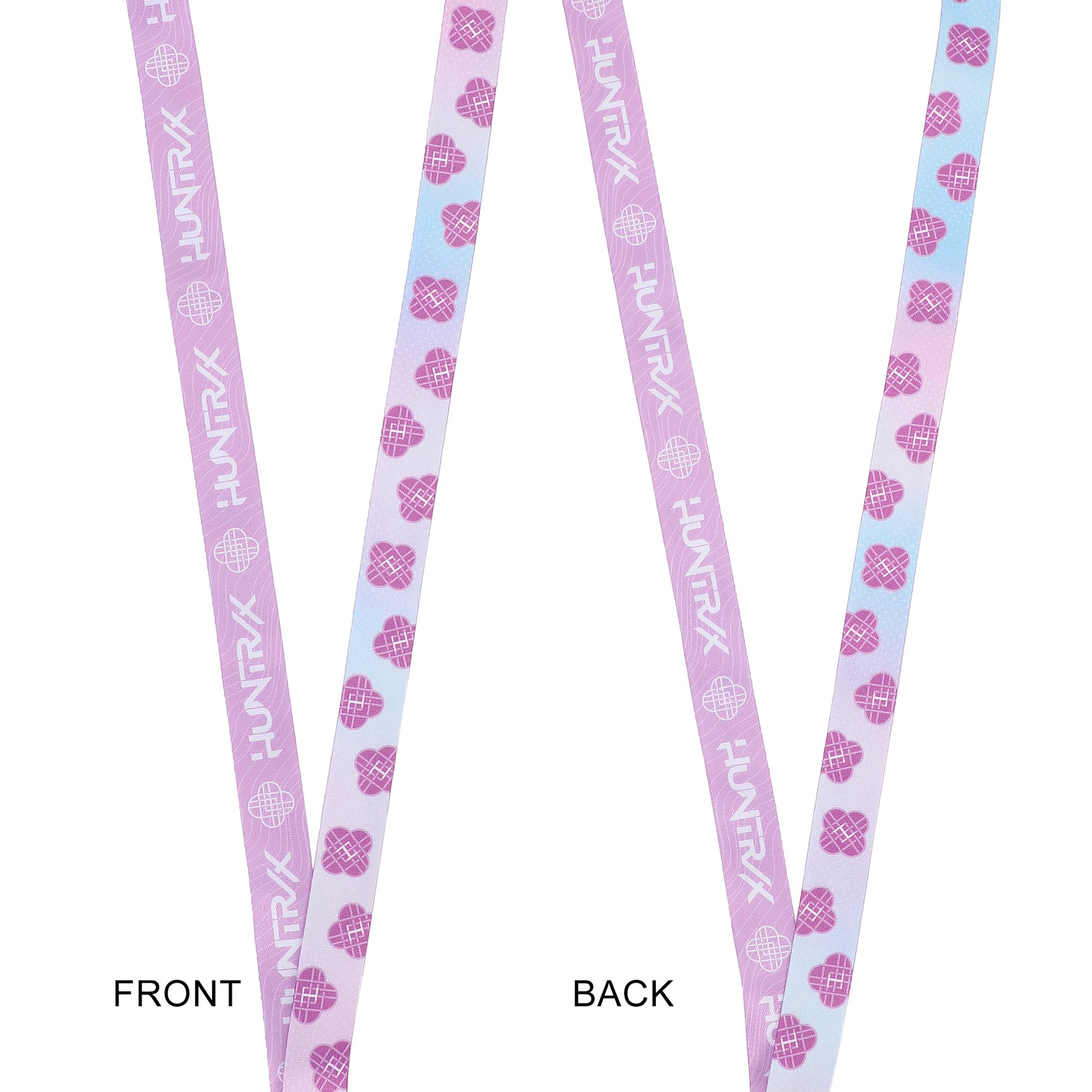 Kpop Demon Hunters Huntr/x 22-inch Lanyard with Clear ID Sleeve and Rubber Charm