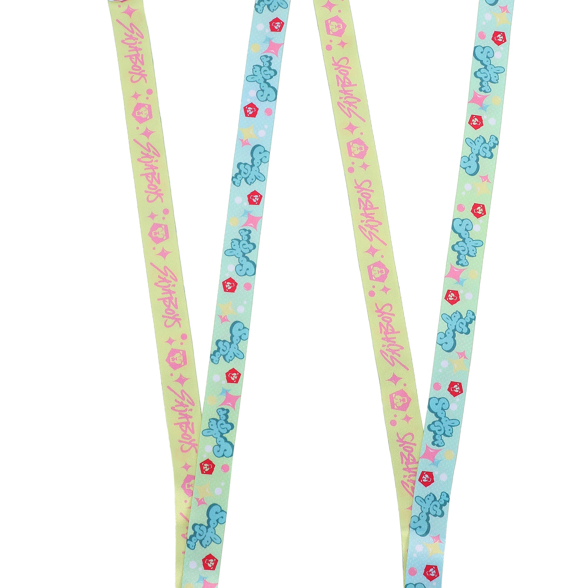 Kpop Demon Hunters Saja Boys 22-inch Lanyard with Clear ID Sleeve and Rubber Charm