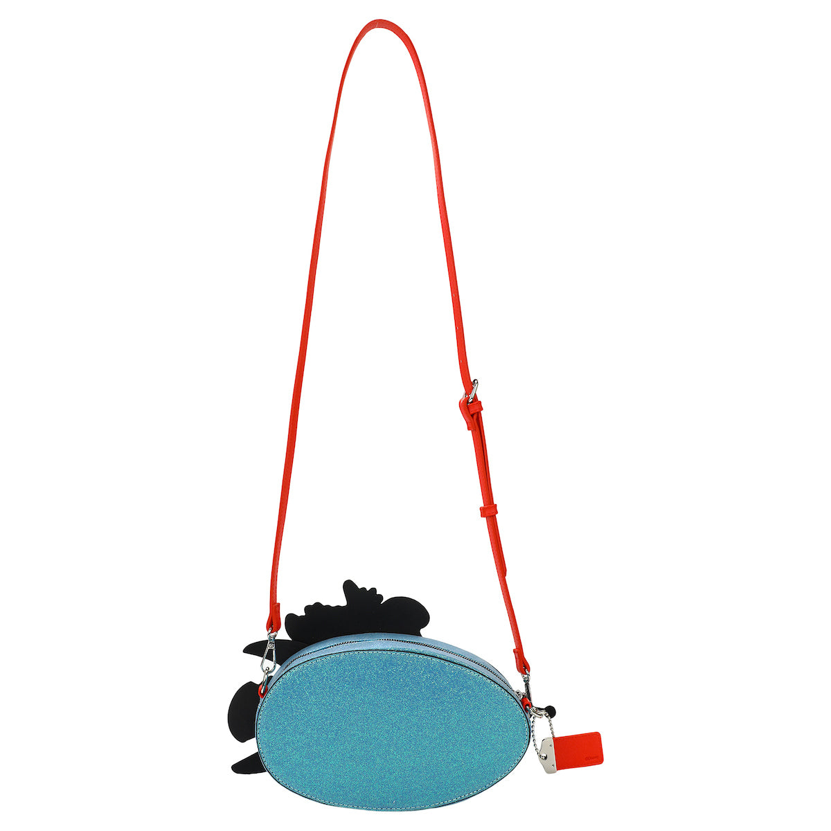 Lilo & Stitch Rocketship Women's Novelty crossbody bag With Glitter Fabric