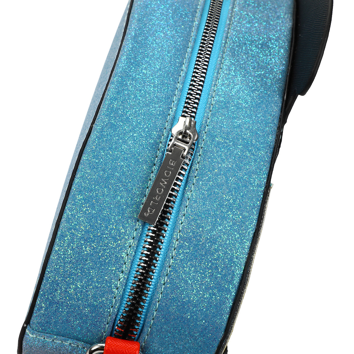 Lilo & Stitch Rocketship Women's Novelty crossbody bag With Glitter Fabric