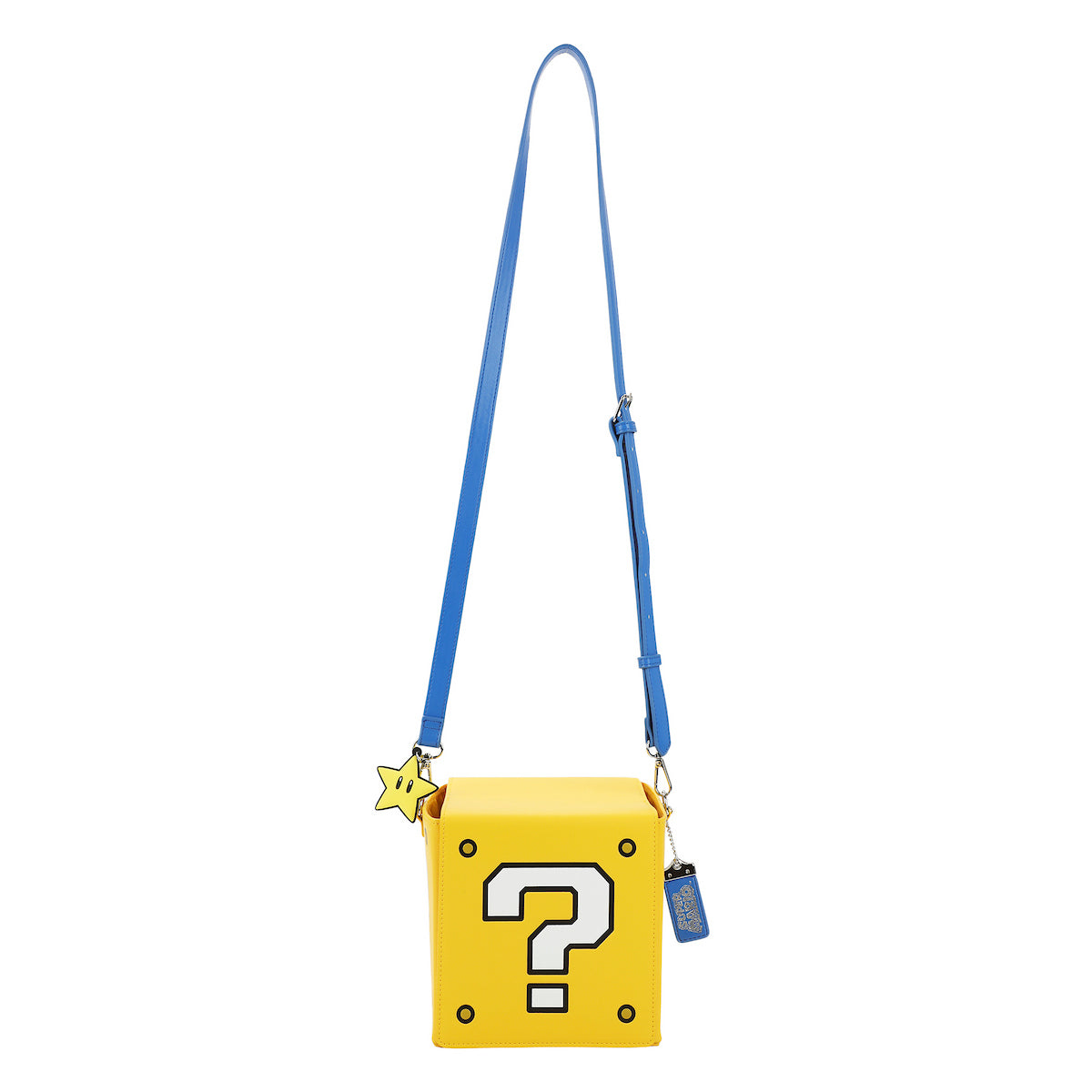 Super Mario Bros Question Mark Block 6.5" Novelty Crossbody Bag