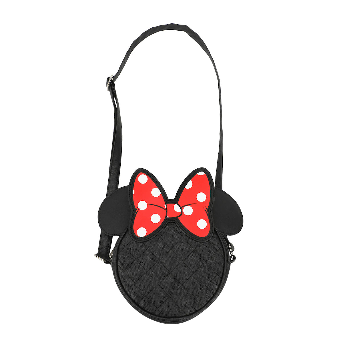 Minnie Mouse Ears 18 Cm Quilted PU Crossbody Bag