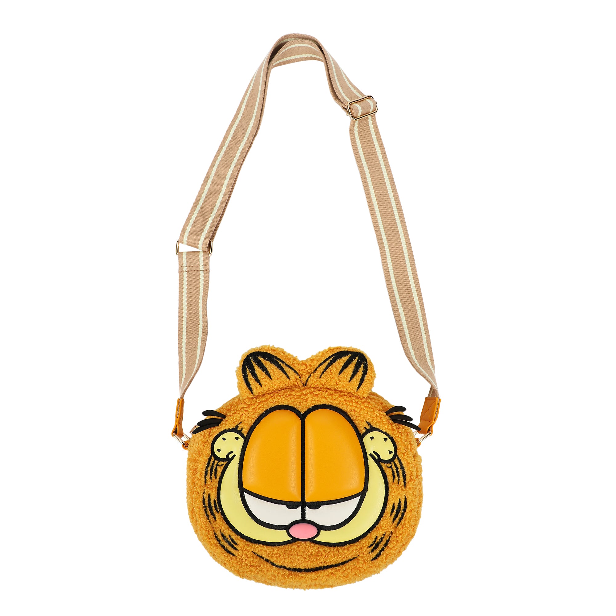 Garfield 3D Character Plush Women's Crossbody Bag