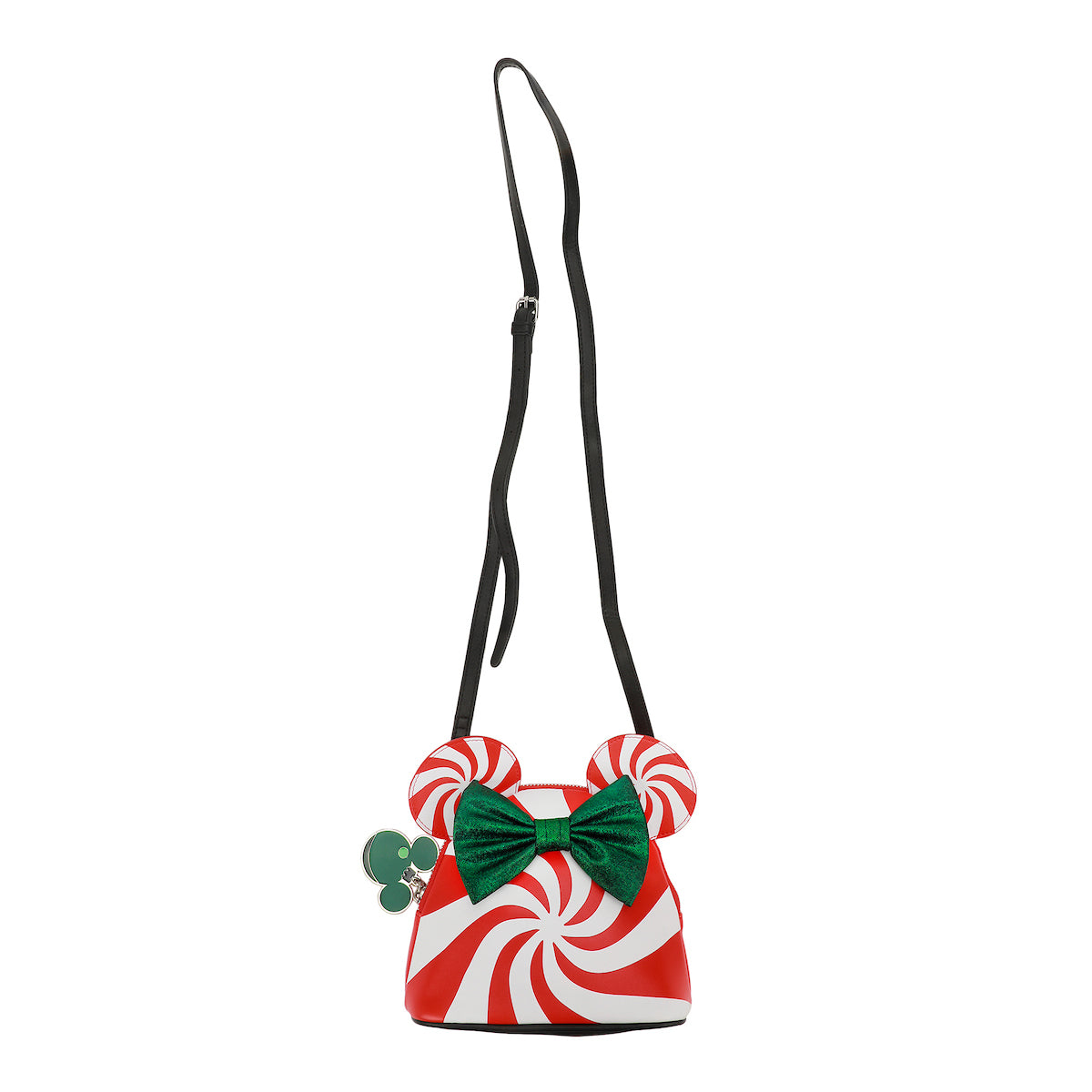 Disney Minnie Mouse Peppermint 7.75" Dome Crossbody Bag