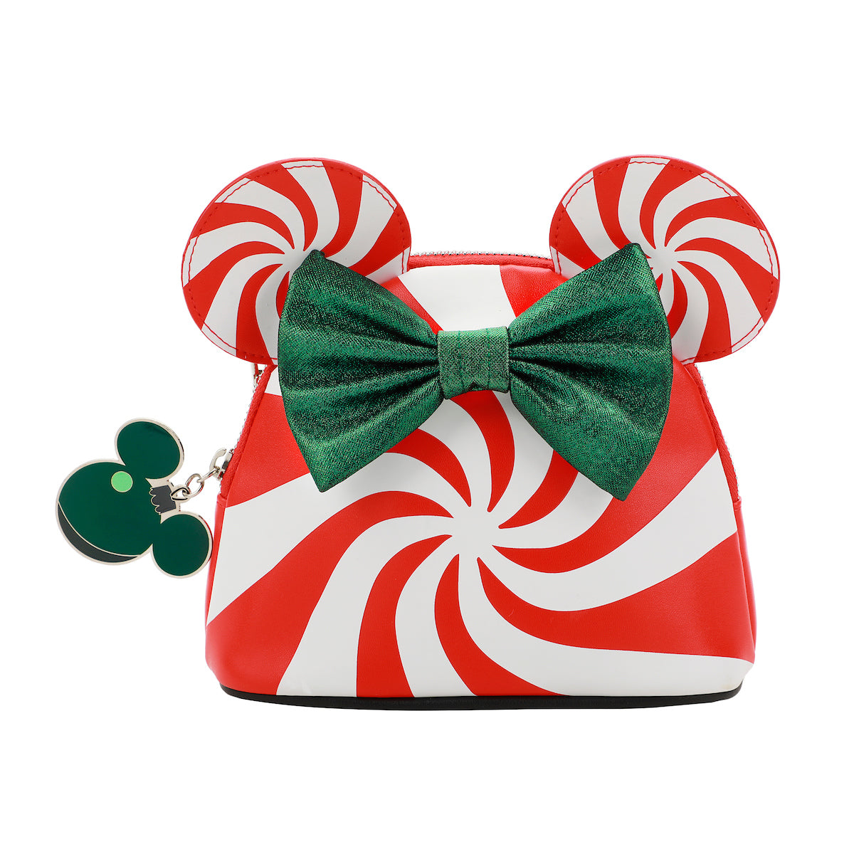 Disney Minnie Mouse Peppermint 7.75" Dome Crossbody Bag