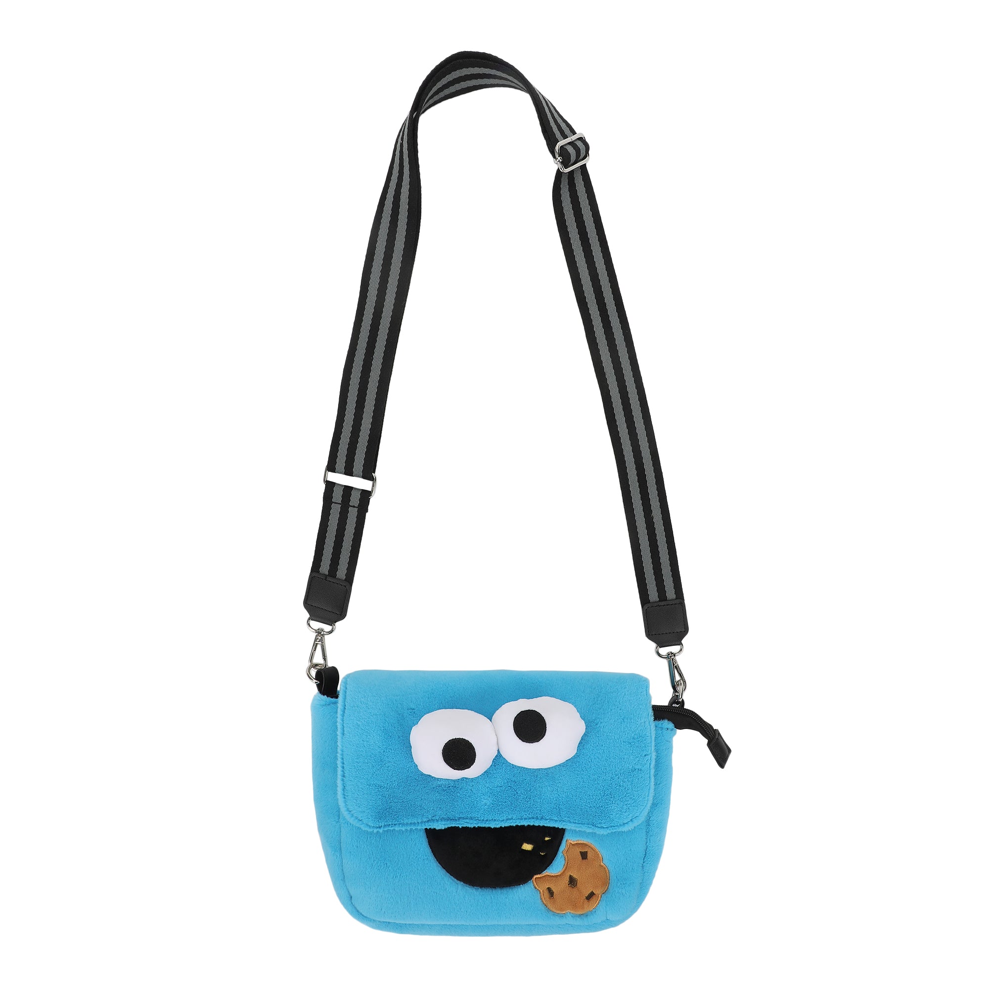 Sesame Street Cookie Monster 26 CM Plush Women's Crossbody Bag