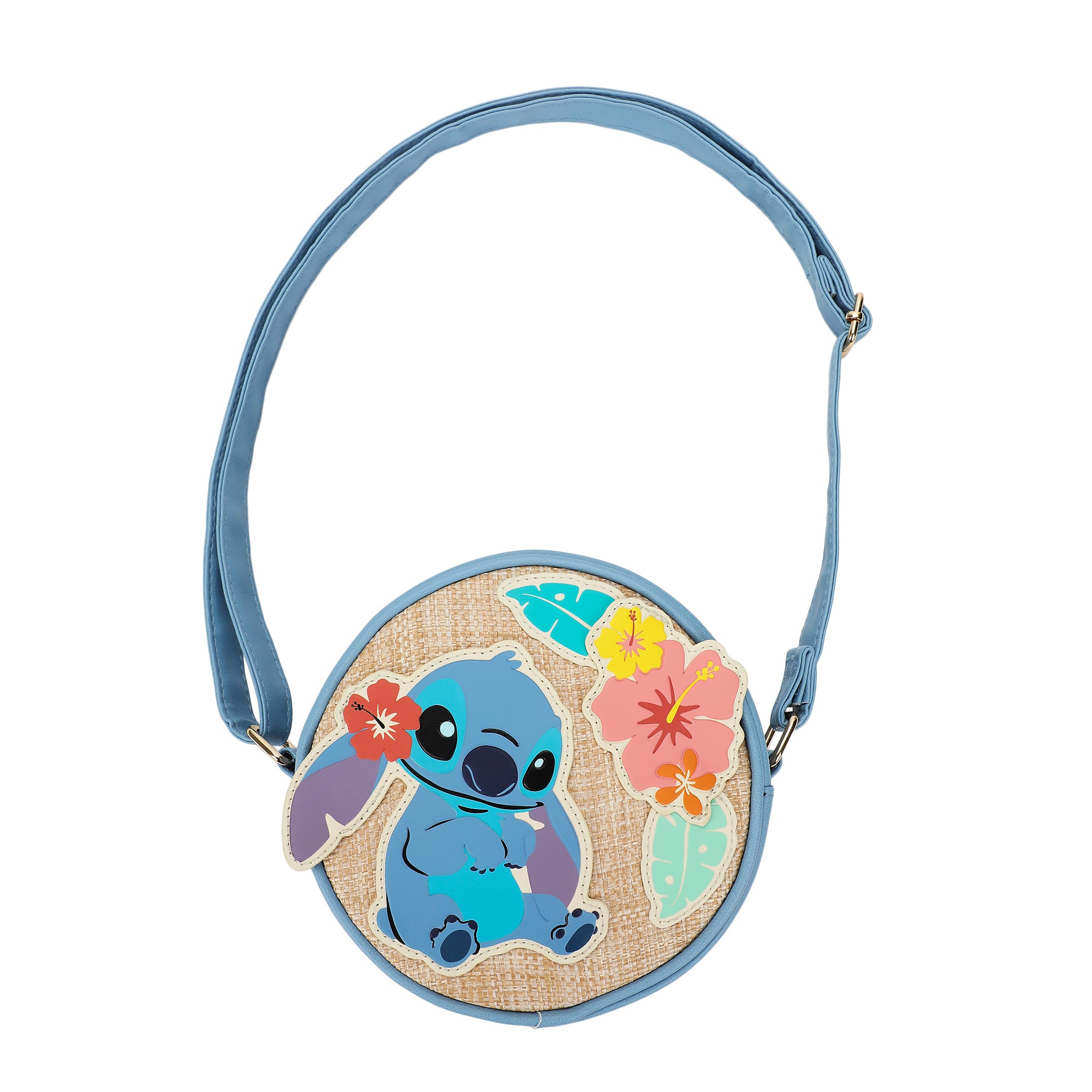Disney Stitch Flowers 17.5 CM Women's Crossbody Bag