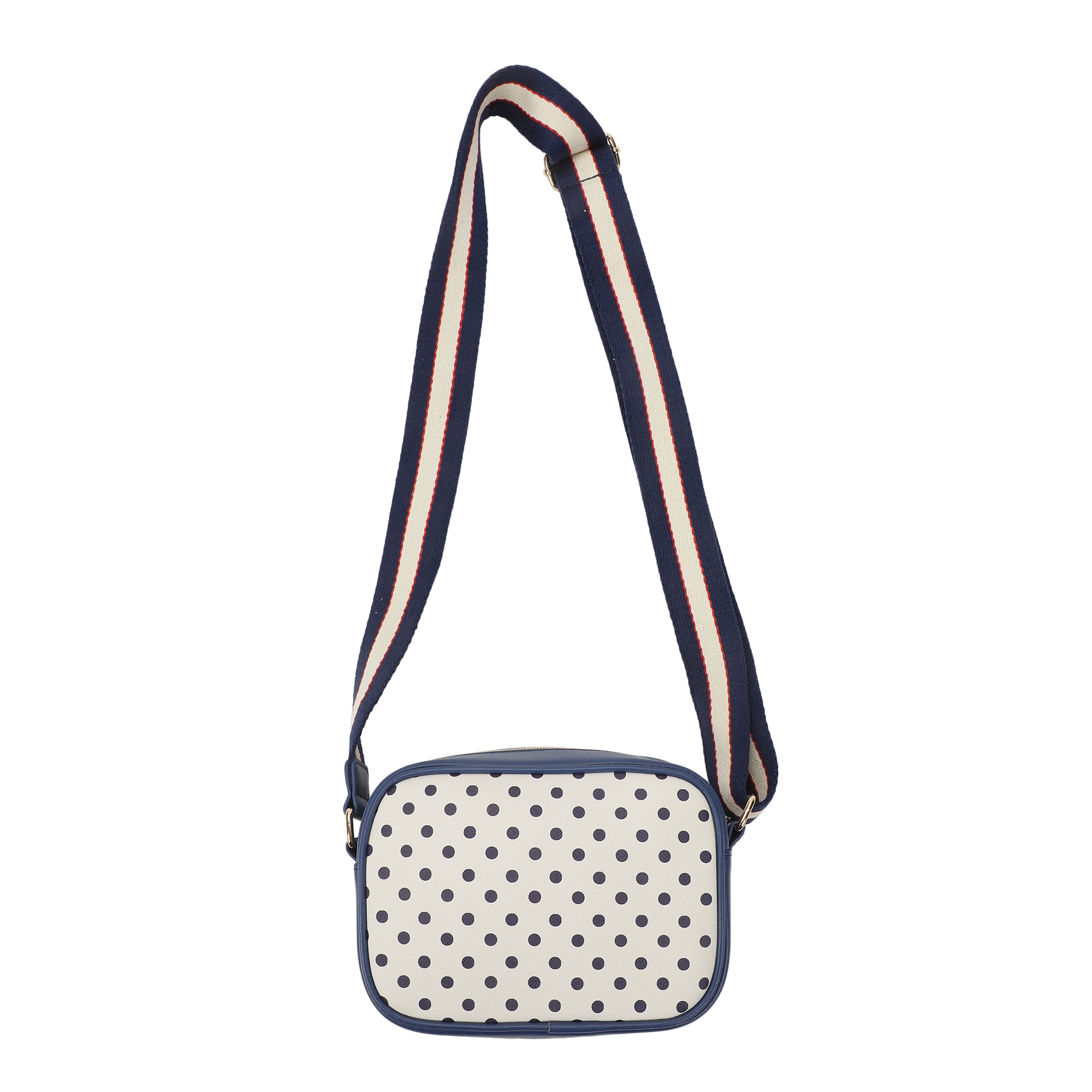 Disney Mickey Mouse Ears White Polka-Dotted 7" Crossbody Bag
