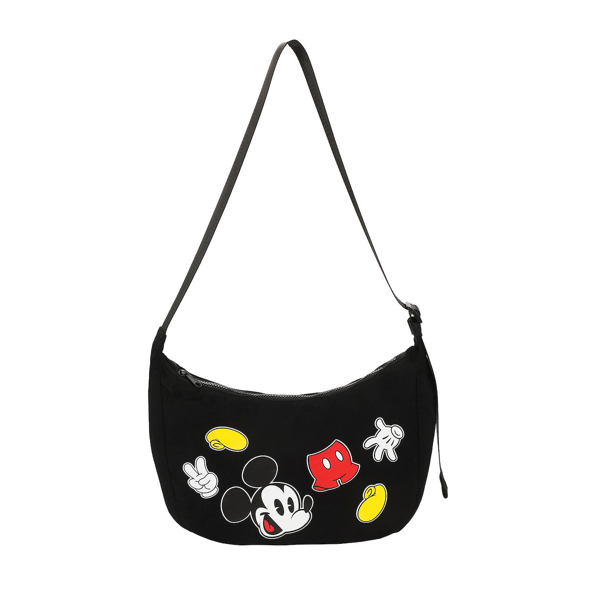 Disney Mickey Mouse Crescent Women's Red Handbag