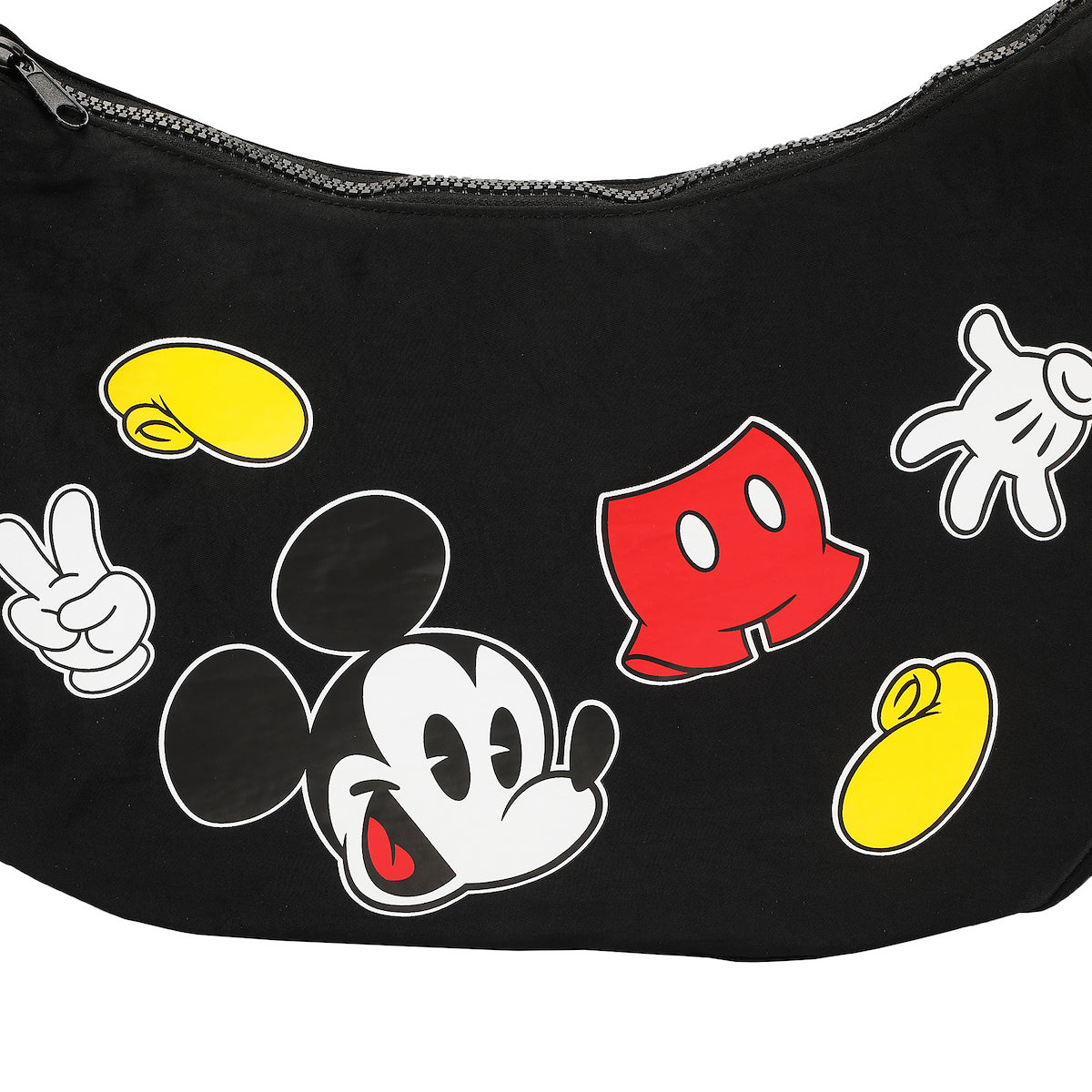 Disney Mickey Mouse Crescent Women's Red Handbag