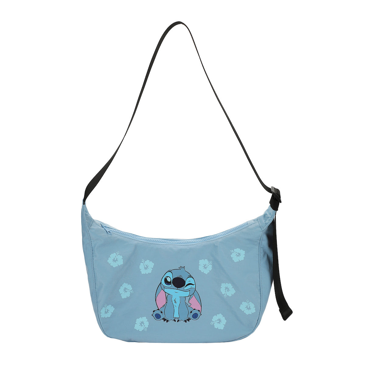 Disney Lilo & Stitch Wink & Hibiscus Women's Blue Handbag