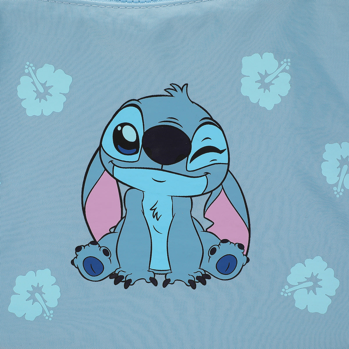 Disney Lilo & Stitch Wink & Hibiscus Women's Blue Handbag