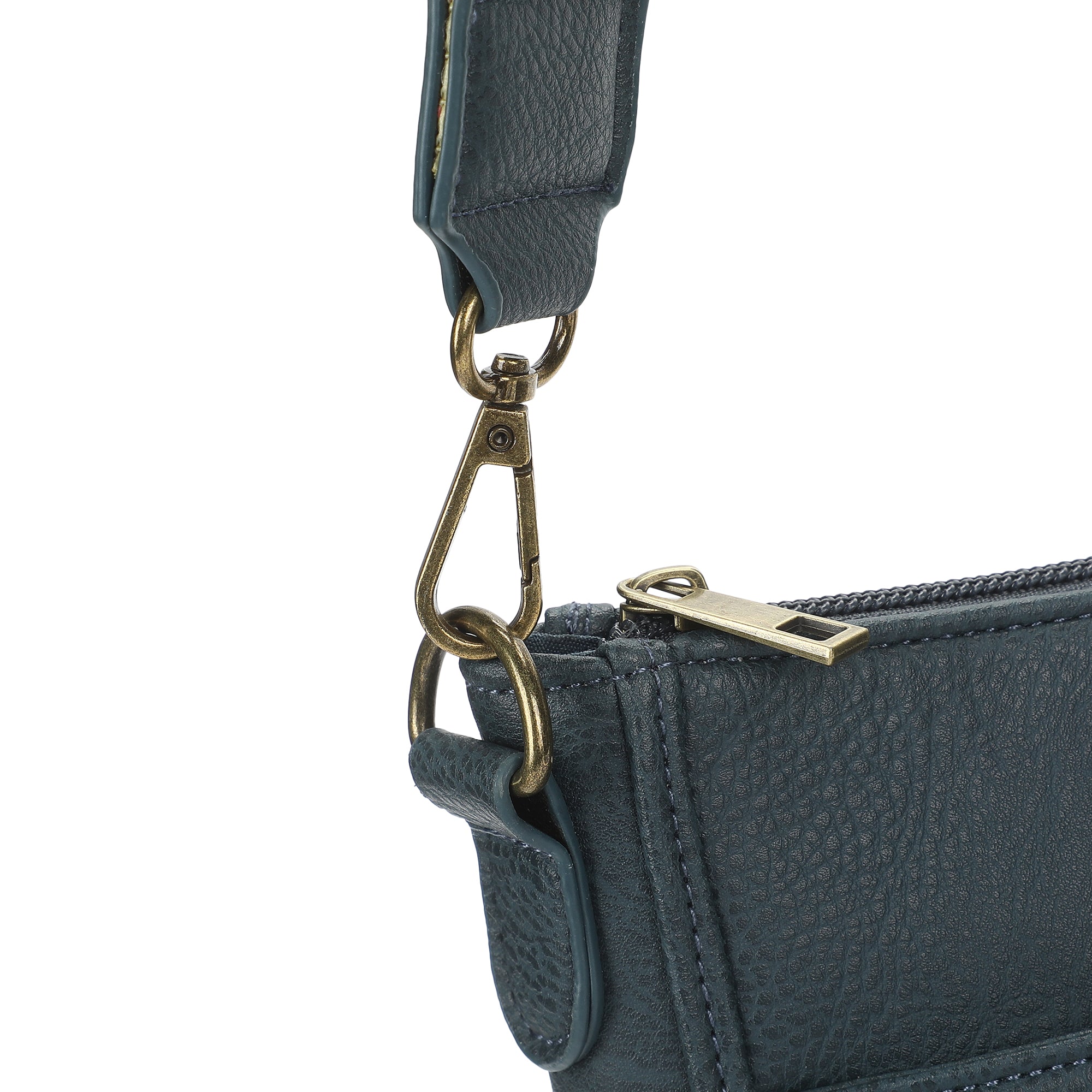 Lilo & Stitch Stitch Badge 9.75" Women's Blue Crossbody Bag