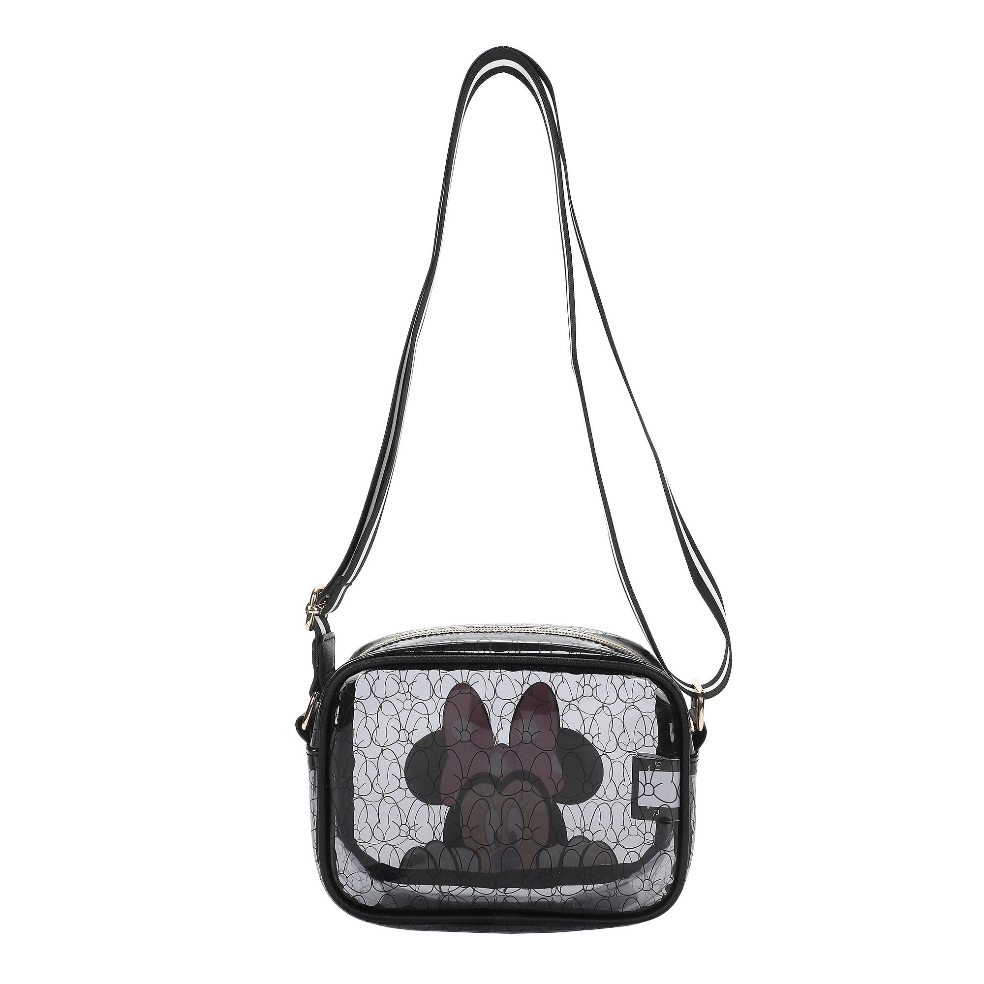 Minnie Mouse Classic Woven 5.25" Crossbody Handbag for Women