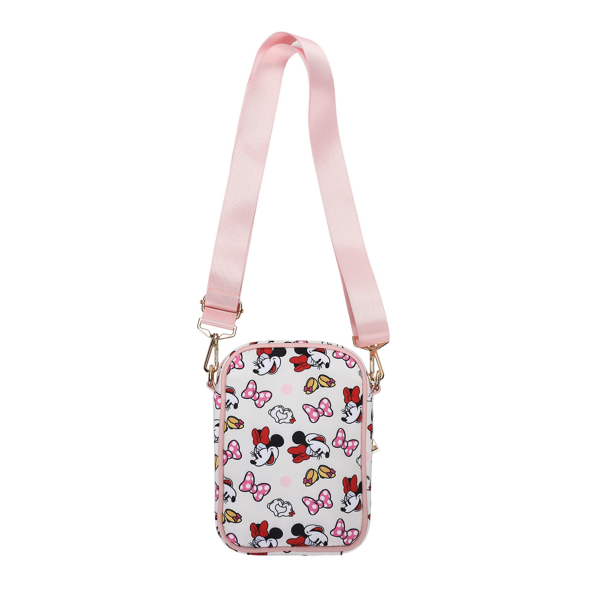 Minnie Mouse Classic Messenger 8" Handbag with Front Pocket