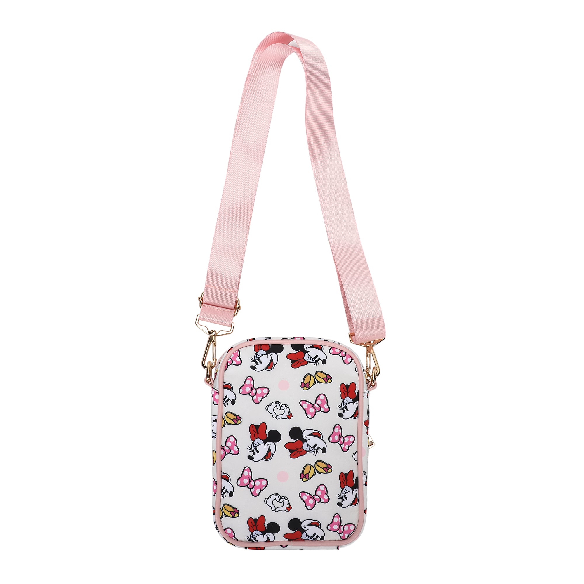 Minnie Mouse Classic Messenger 8" Handbag with Front Pocket