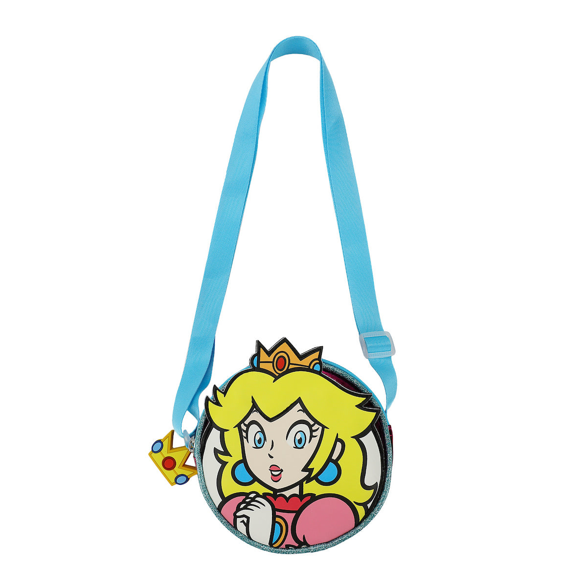Super Mario Brothers Princess Peach 5.5" Crossbody Bag