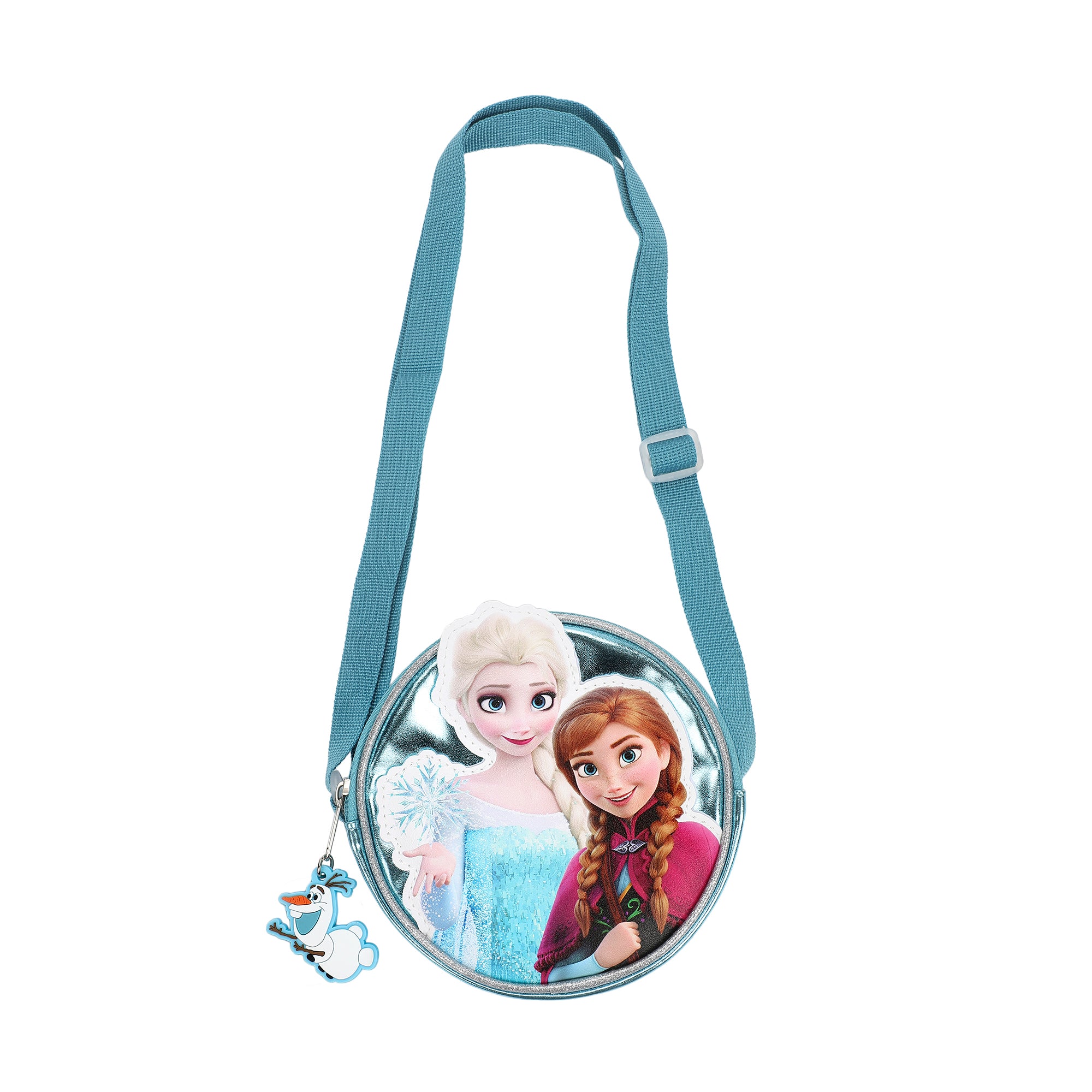 Disney Frozen Elsa & Anna Snowflake Blue 5.5" Mini Pu Handbag