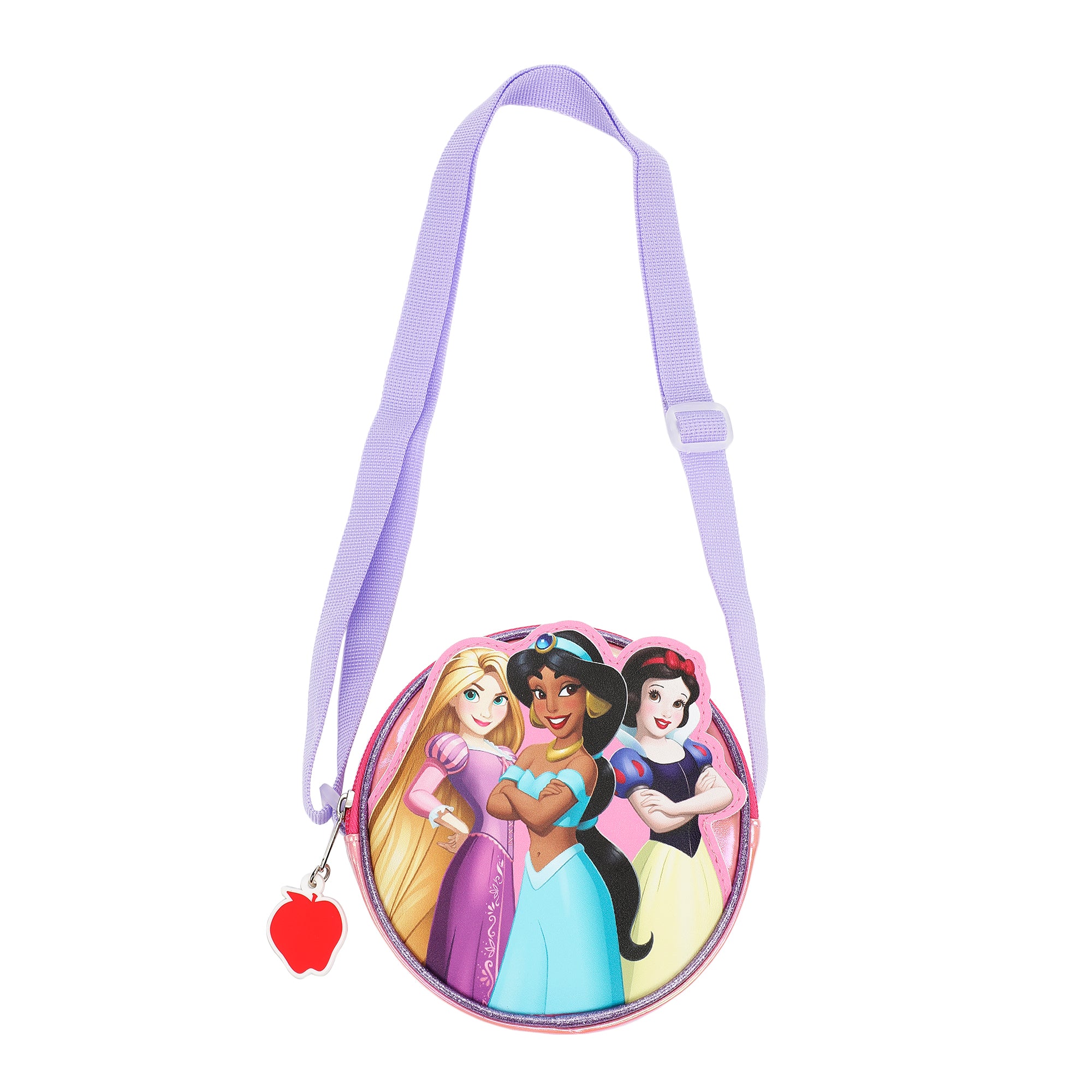 Disney Princess Character Patch Pink 5.5" Mini PU Handbag