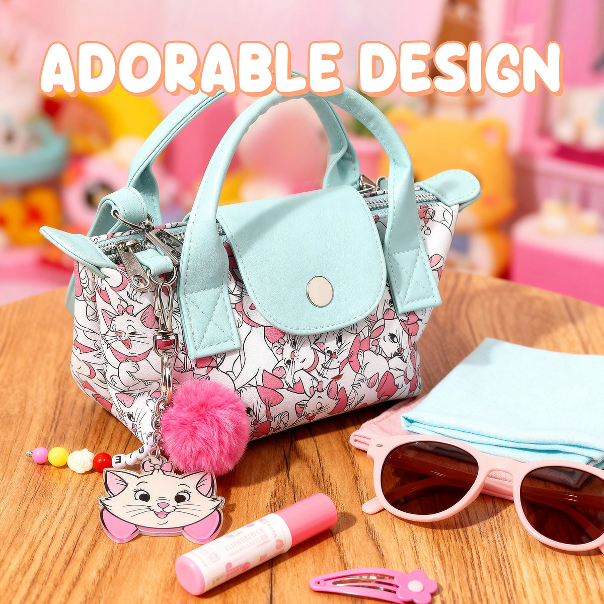 Aristocats Marie East West Crossbody Handbag For Kids Girls