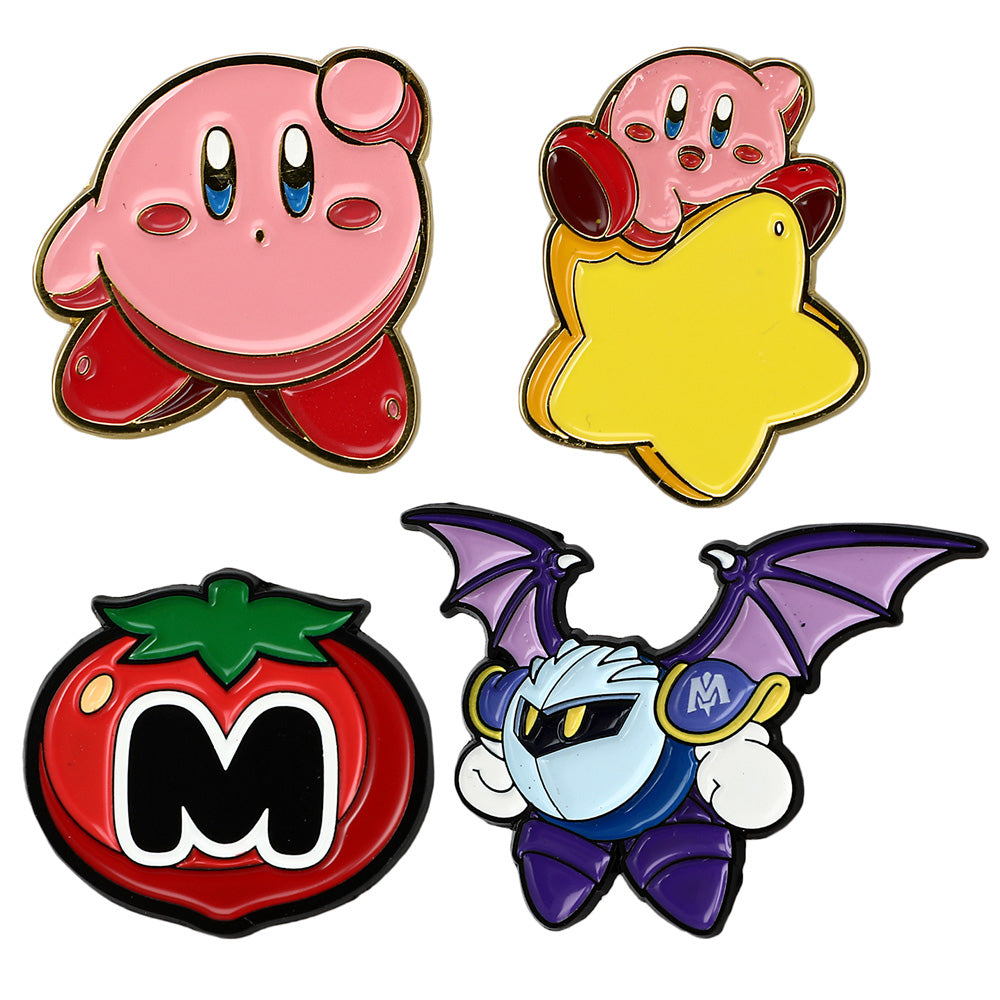 Kirby Meta Knight and Maxim Tomato Variety 4pk Enamel Filled