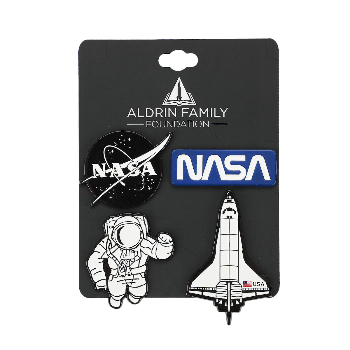 NASA Icons 4-Pack Lapel Pin Set
