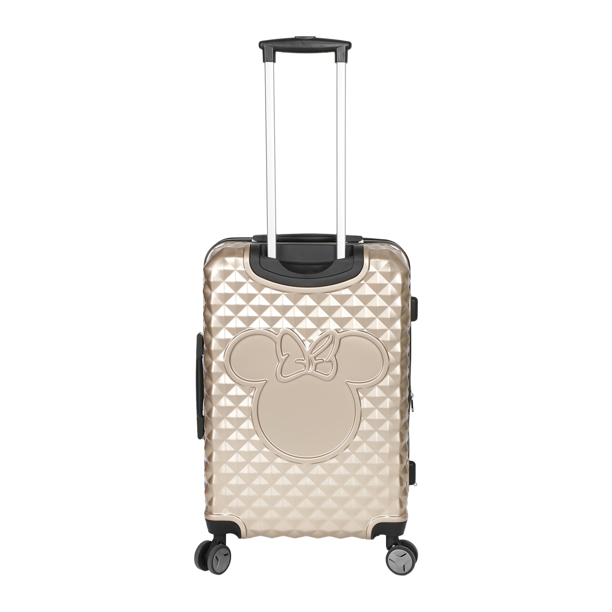 Disney Minnie Mouse Ears 20, 24 and 28 3-Piece Gold Carry-On Luggage Set