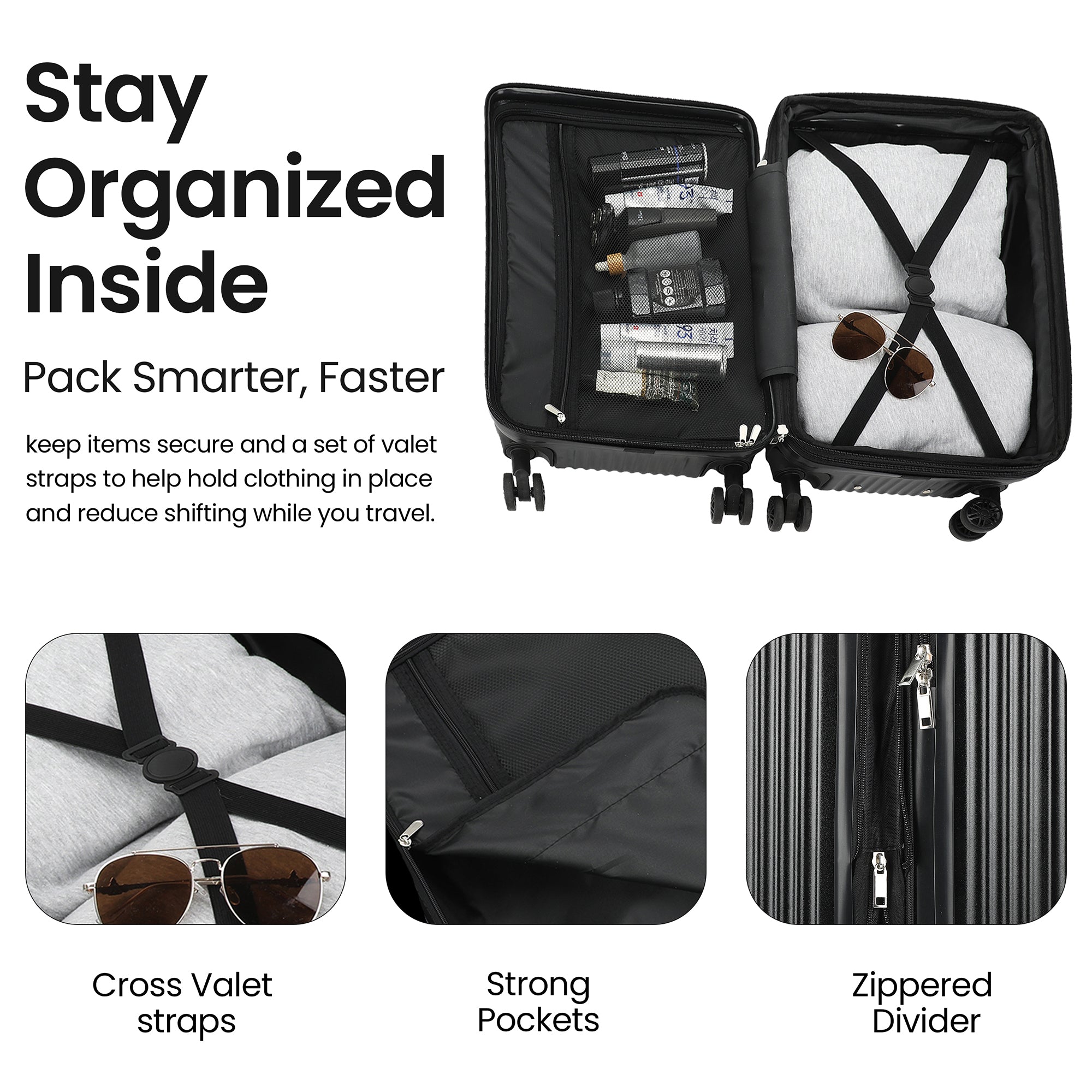 Star Wars Darth Vader Black 22" Rolling Luggage