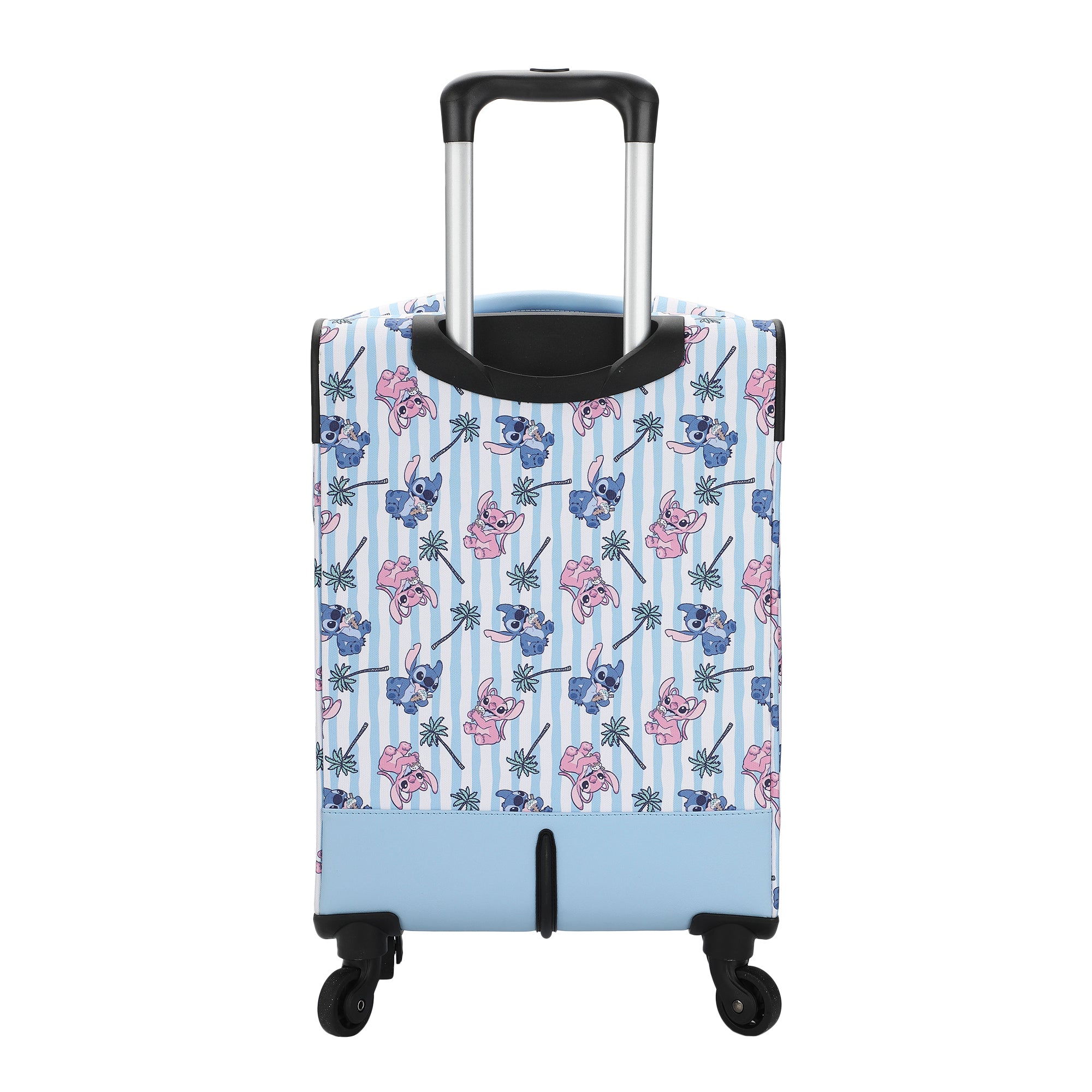 Disney Stitch & Angel Ice Cream Blue 20" Adult Softside Rolling Luggage