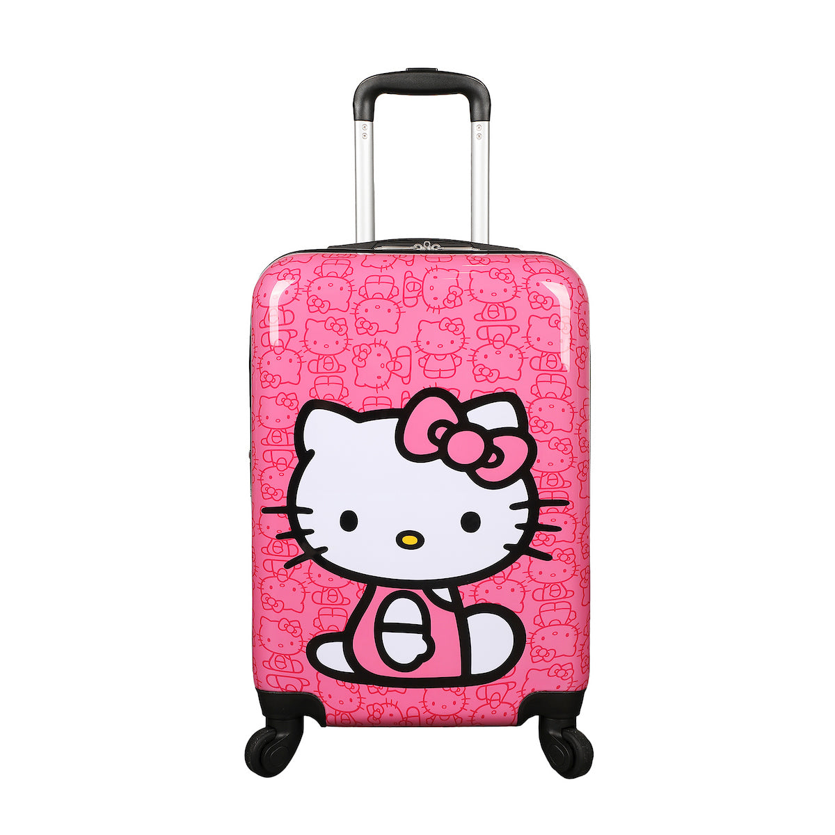 Hello Kitty Sitting Character Pink 20" Adult ABS Luggage