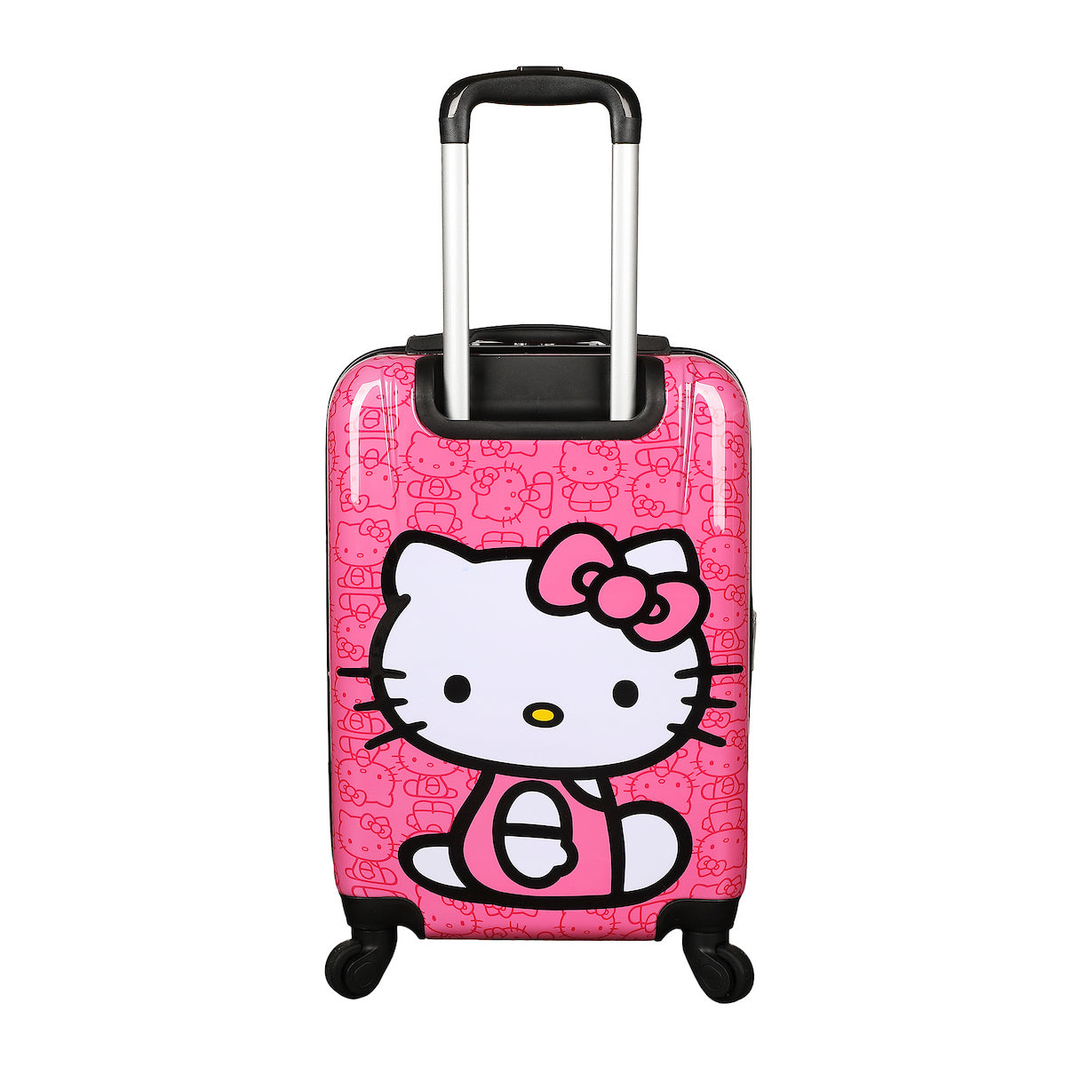 Hello Kitty Sitting Character Pink 20" Adult ABS Luggage