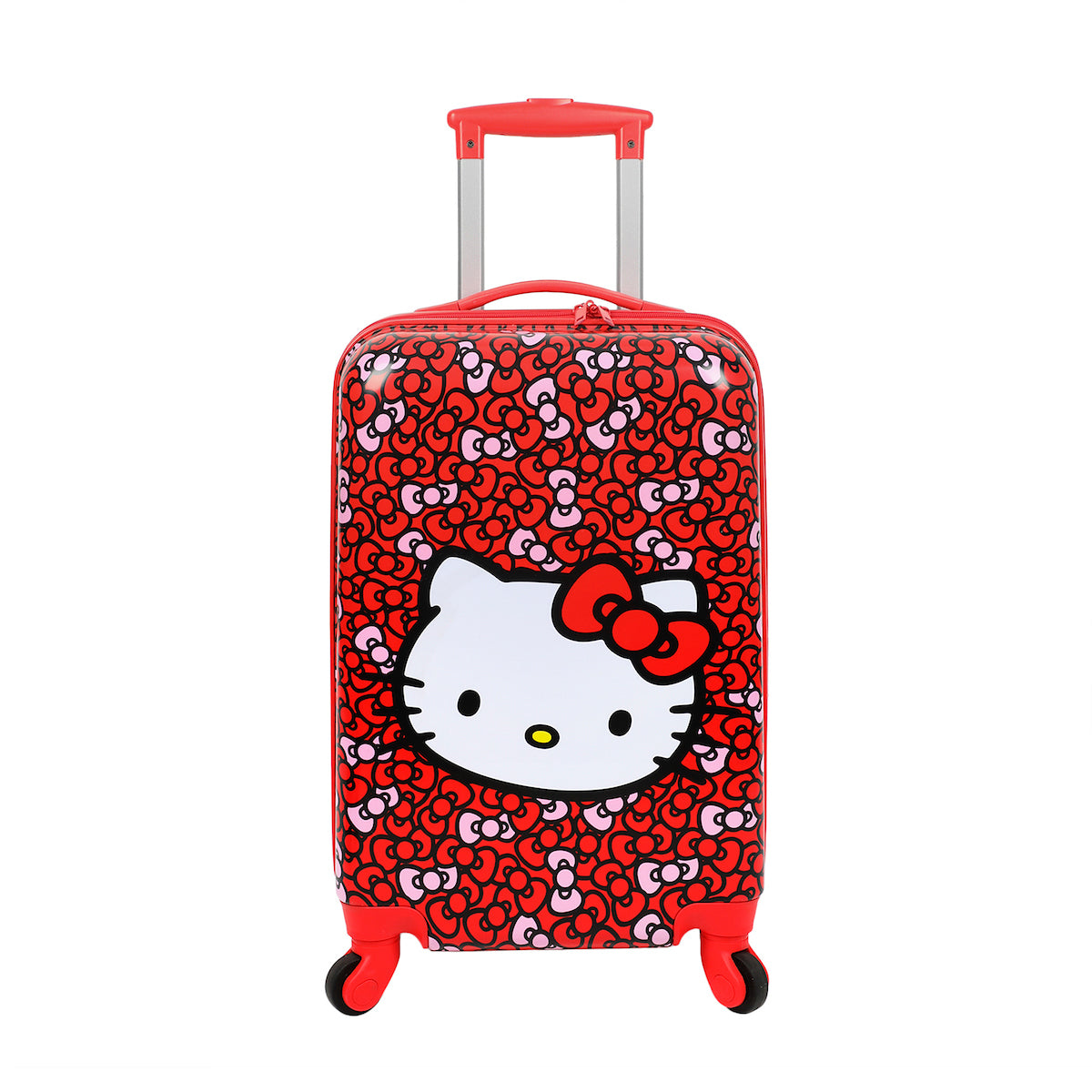 Hello Kitty 6-Piece Travel Set - 20" Luggage, Neck Pillow, Luggage Tag & Packing Cubes