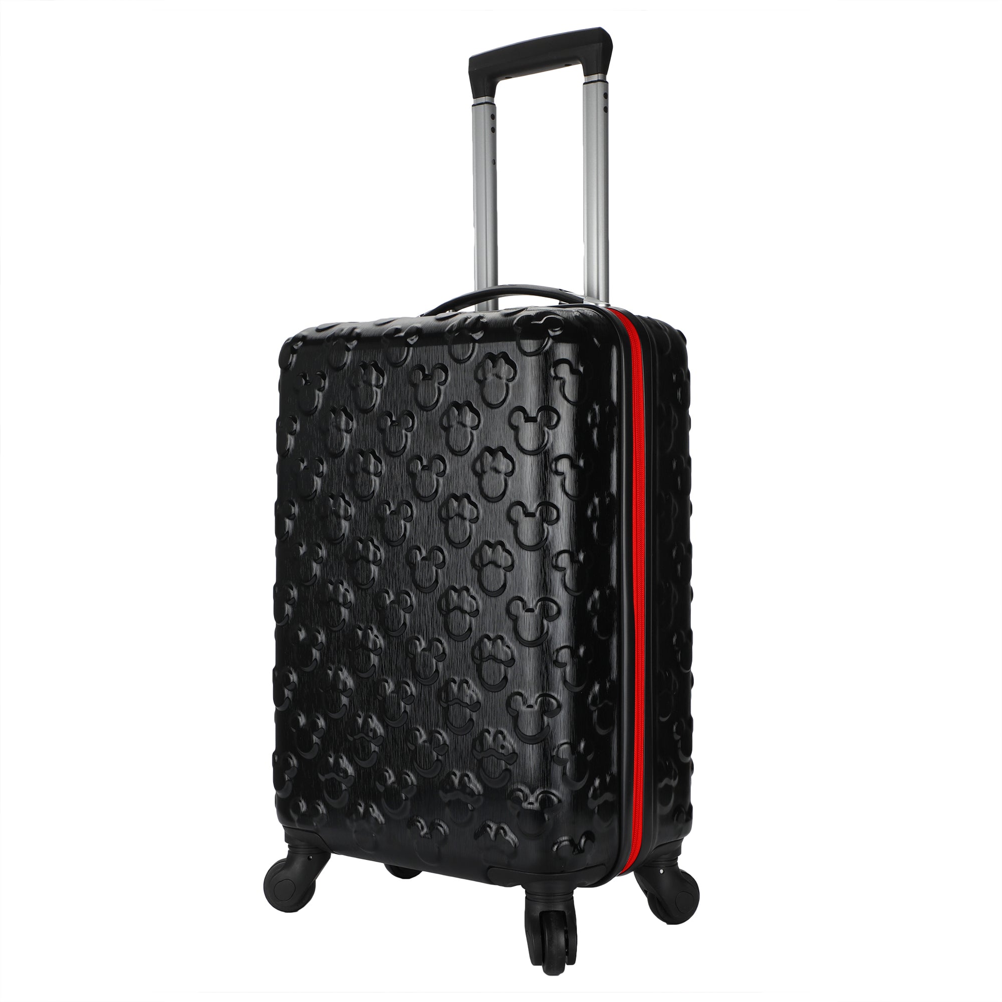 Mickey Mouse 21 Molded Carry-On Luggage Mickey and Minnie Heads Hardside Rolling Luggage