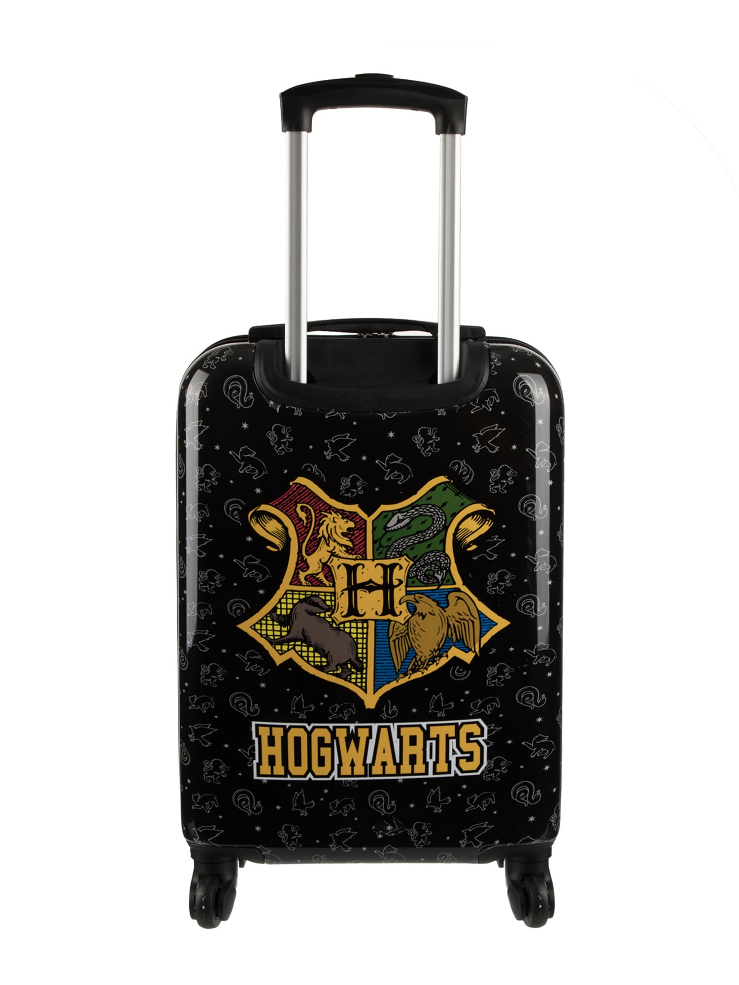 20 Harry Potter ABS Carry-on Luggage with PC Film, Black Crest OSFA