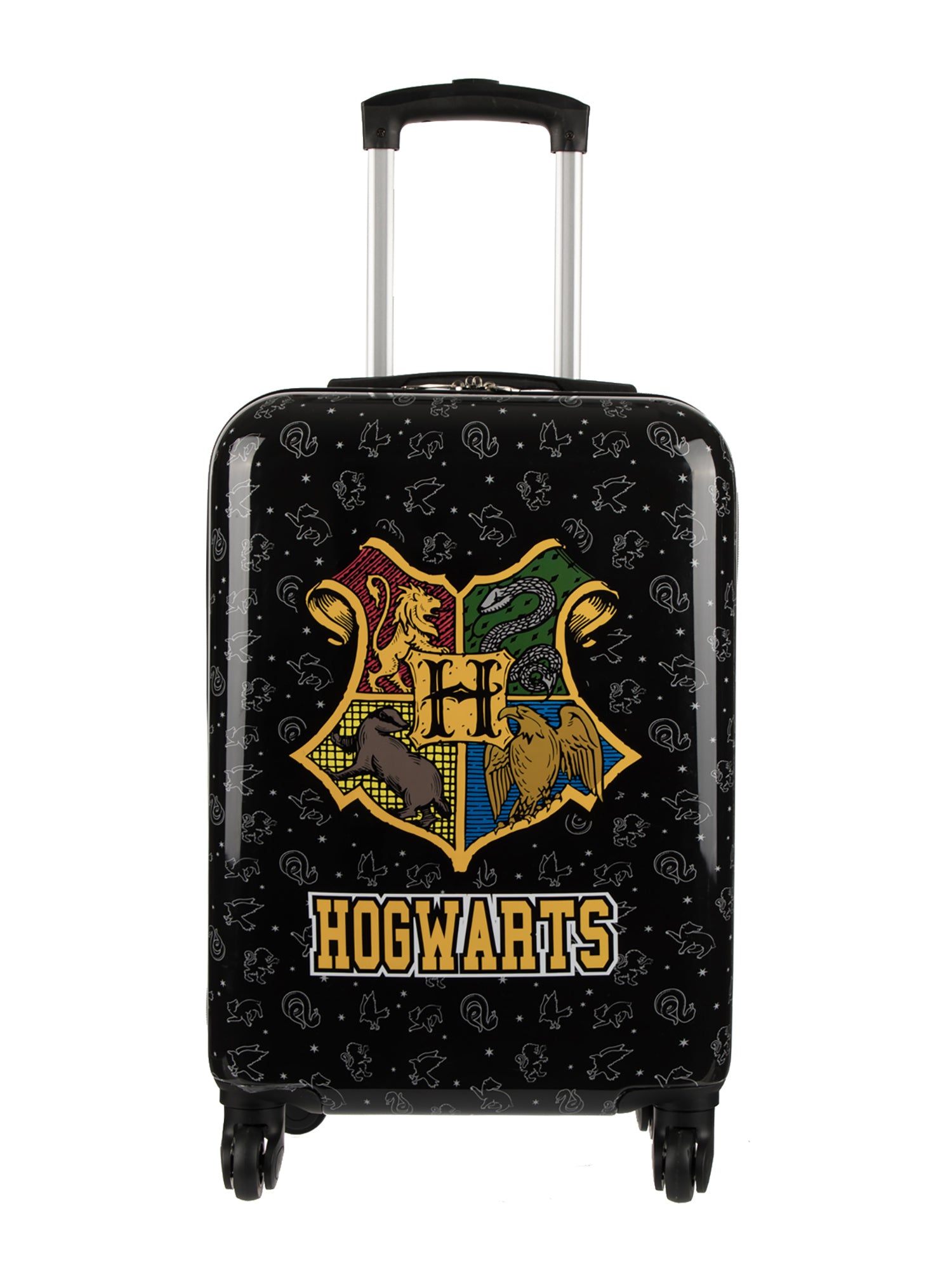 20 Harry Potter ABS Carry-on Luggage with PC Film, Black Crest OSFA