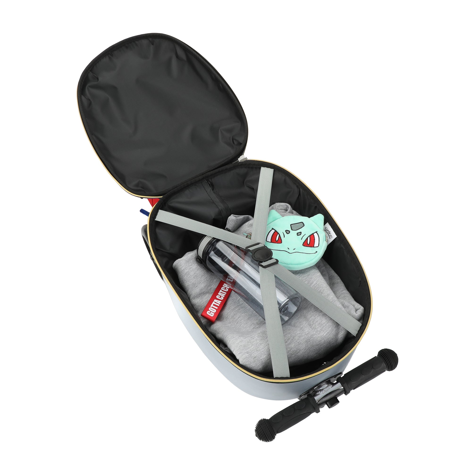 Pokemon Character Art Scooter Youth Rolling Carry On Luggage