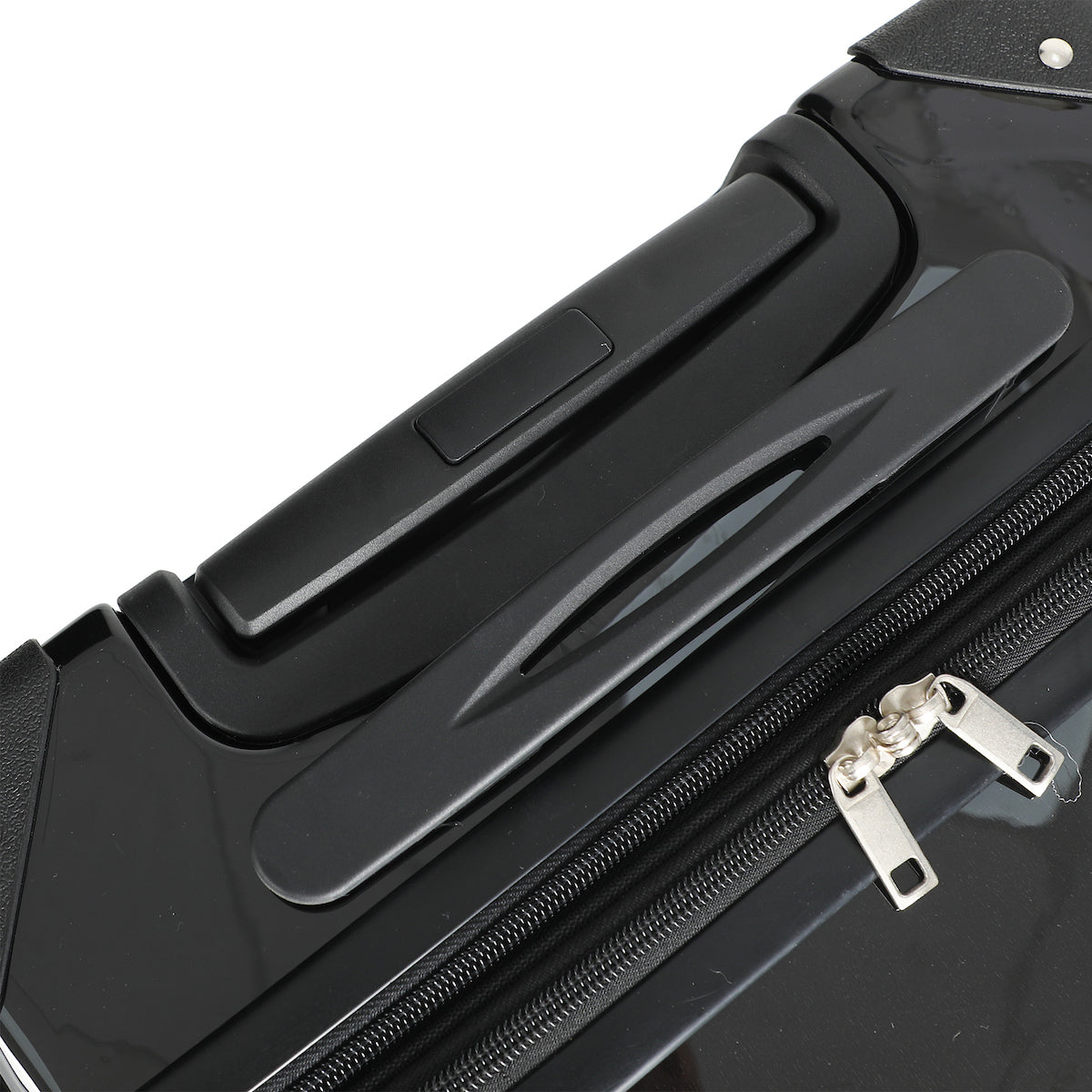 Kuromi Black and Purple 20" Carry-On Suitcase With Wheels And Retractable Handle