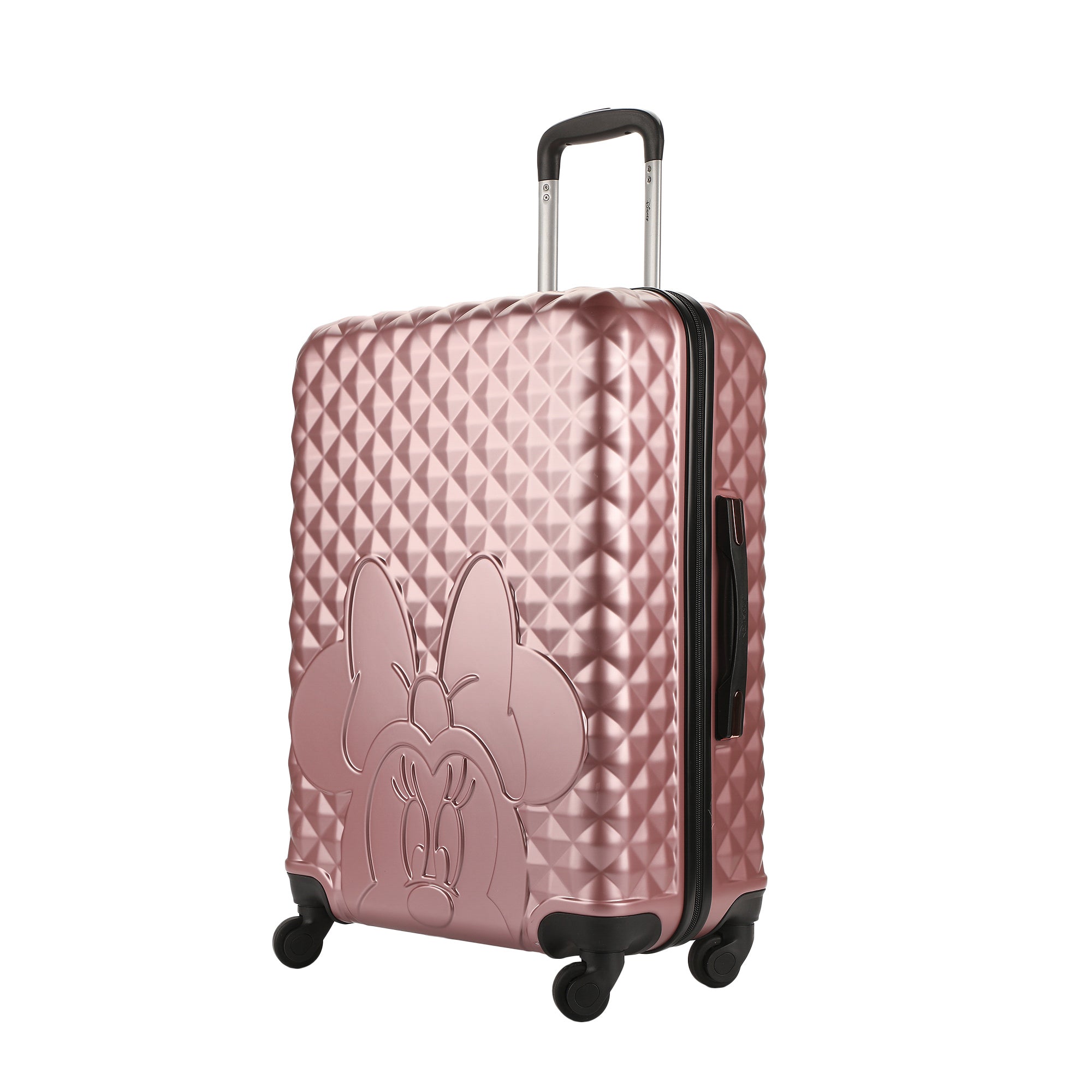 Minnie Mouse Classic Peek-a-Boo Minnie Pink Adult 24" Rolling Luggage