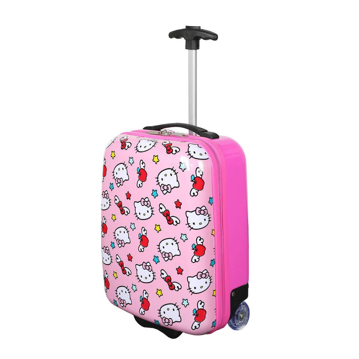 Hello Kitty Apples & Bows Pink 16.5" Youth 2-Wheel Luggage