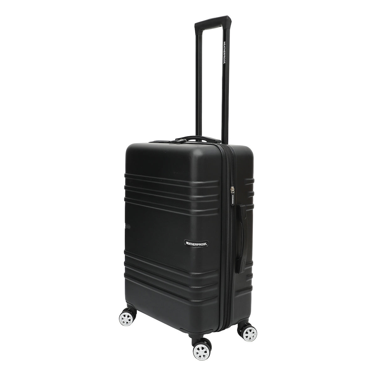 Weatherproof 24 in. Black Wrapped Carry-On Rolling Luggage