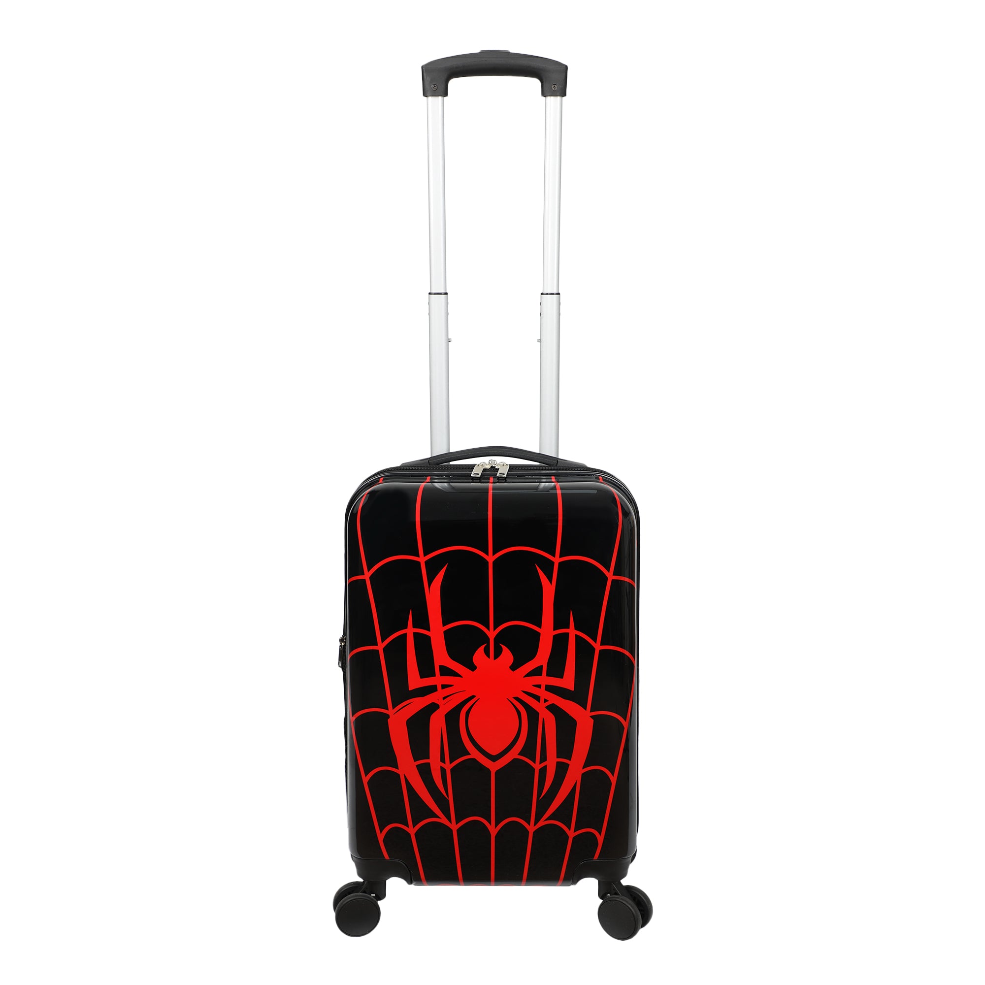 Spider-Man Web Logo 20" Carry-On Luggage With Wheels And Retractable Handle