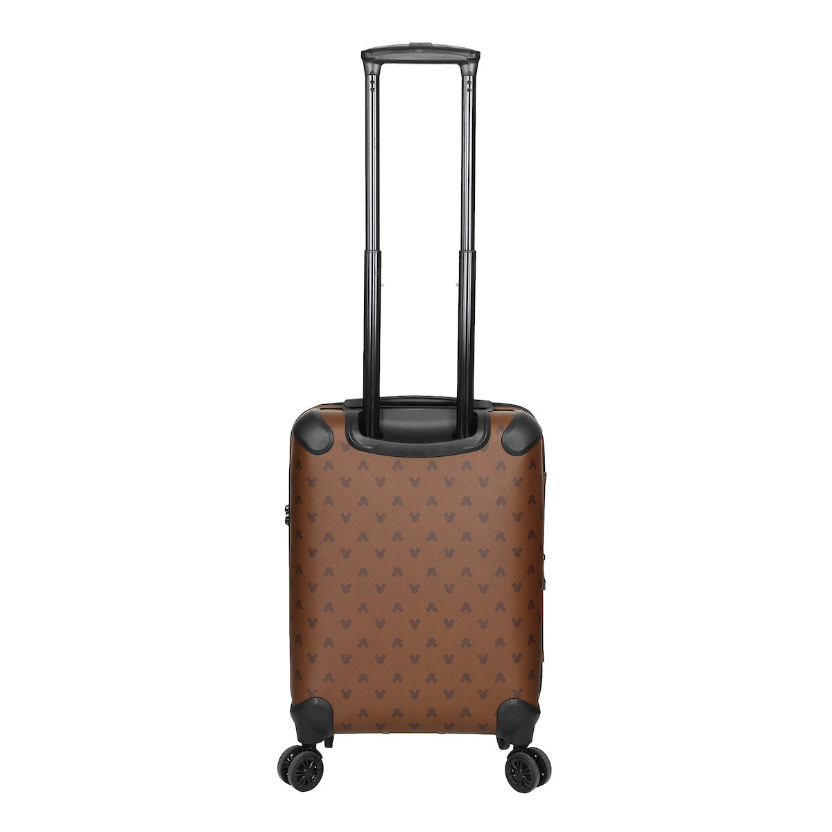 Disney Mickey Mouse Ears 22" Brown Rolling Luggage