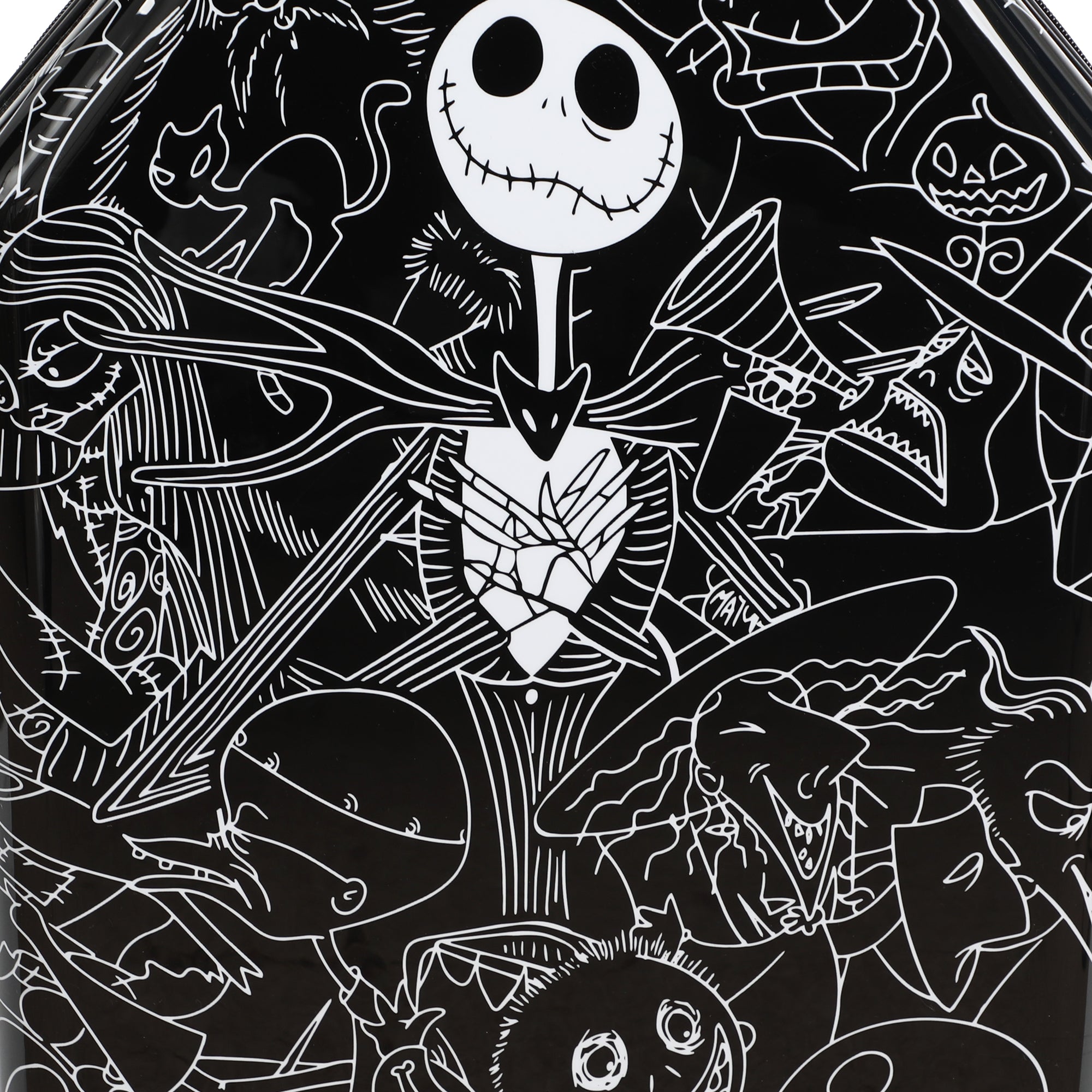 Nightmare Before Christmas Jack Skellington 20" Carry-On Luggage With Wheels And Retractable Handle
