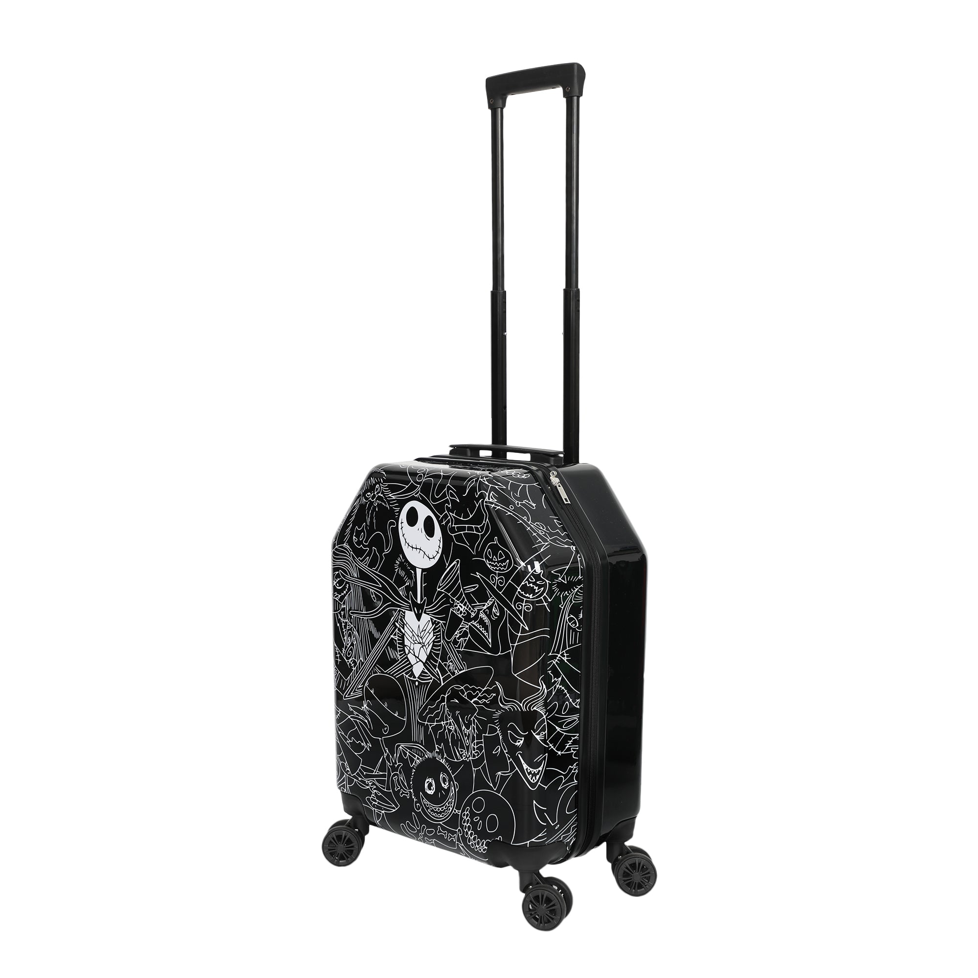 Nightmare Before Christmas Jack Skellington 20" Carry-On Luggage With Wheels And Retractable Handle
