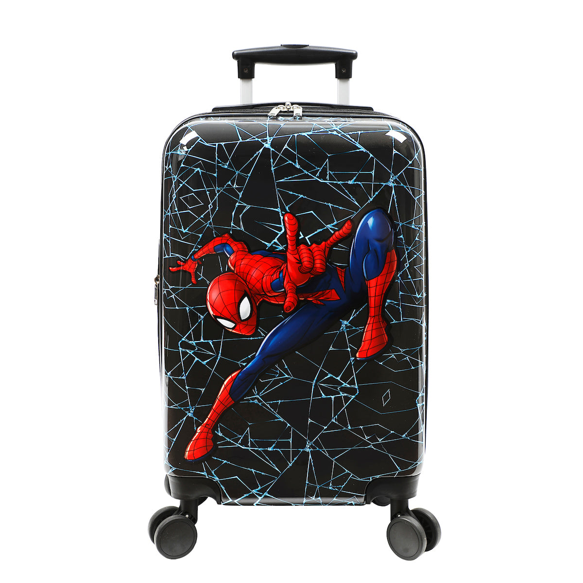 Spider-Man Spider Webs Black 20" Rolling Luggage