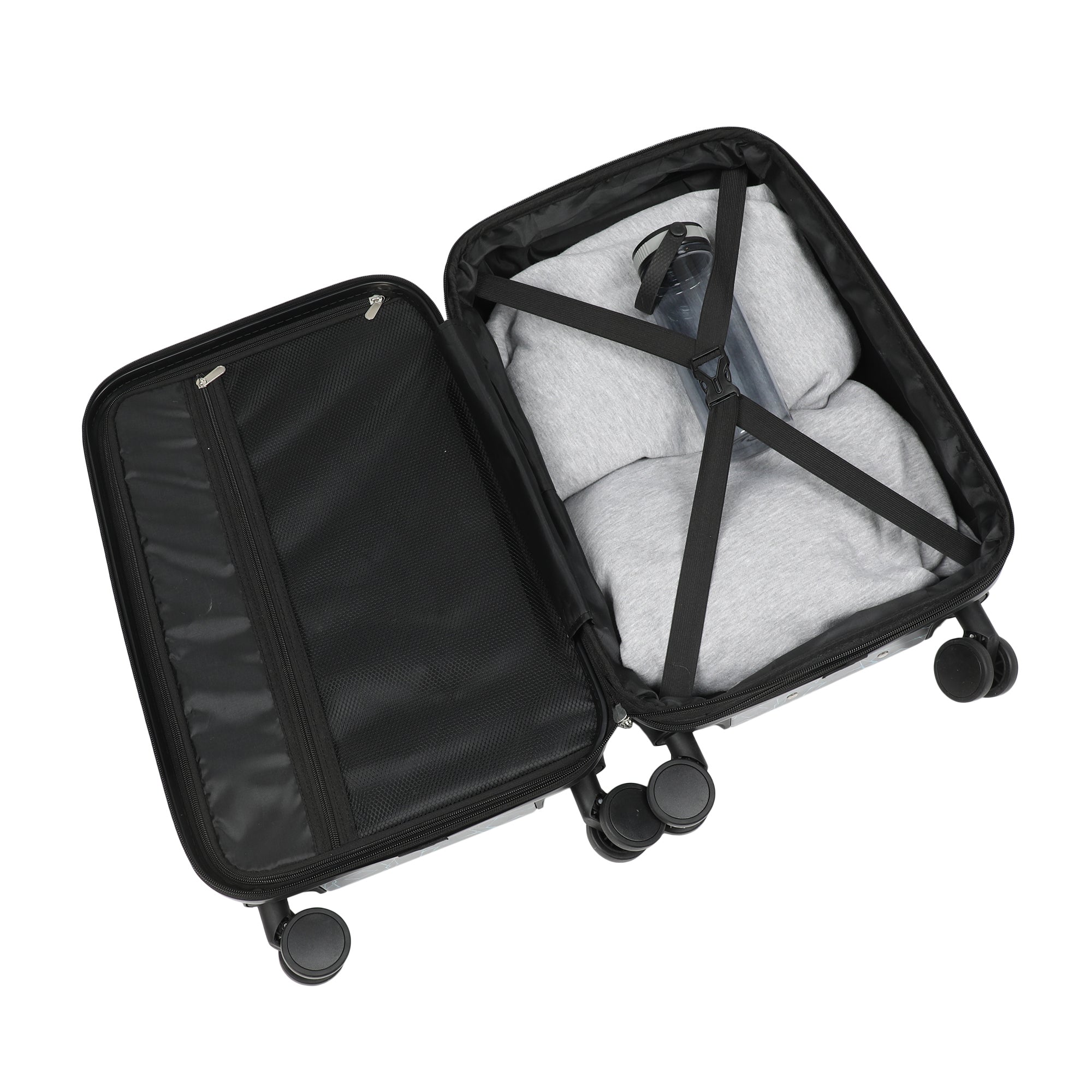 Spider-Man Spider Webs Black 20" Rolling Luggage